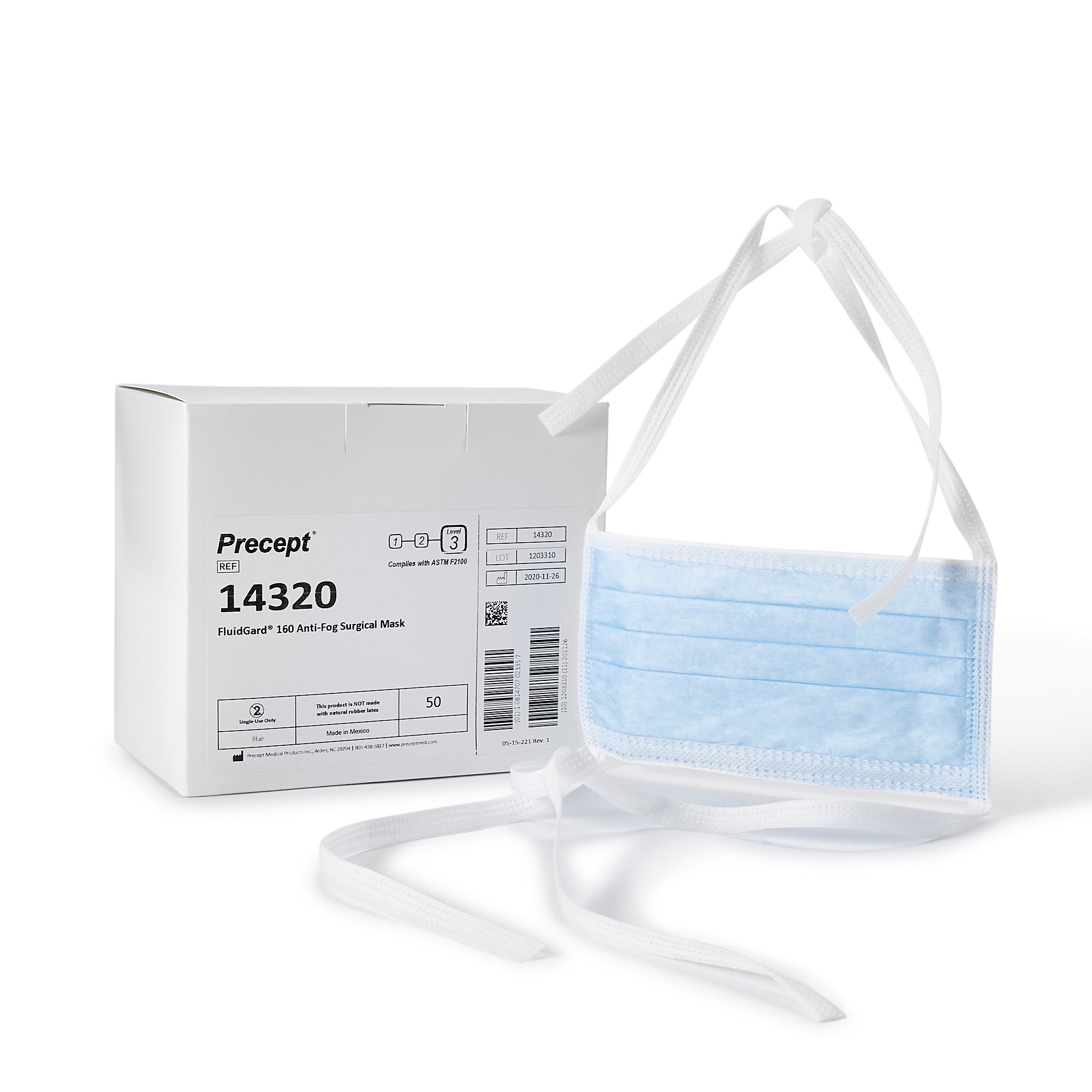 Precept® FluidGard® 160 Surgical Mask