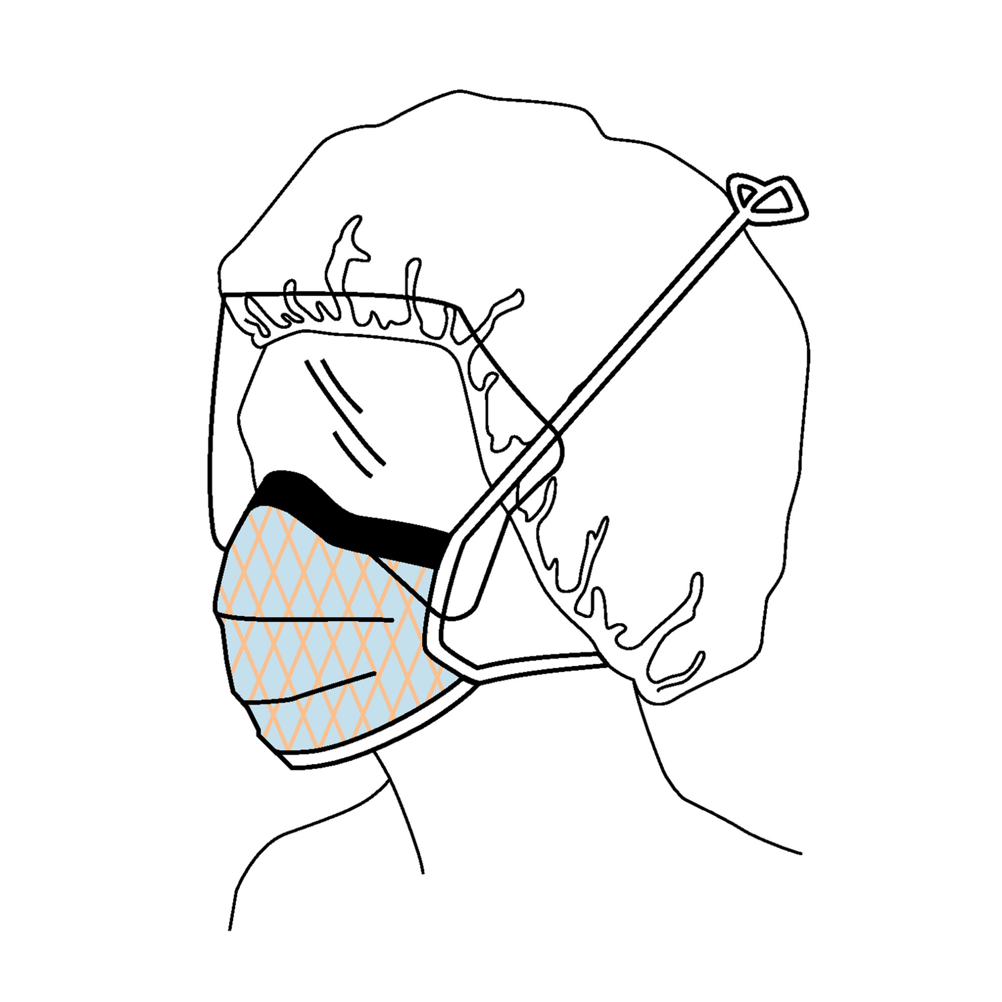 FluidShield® Surgical Mask with Eye Shield - Image 4