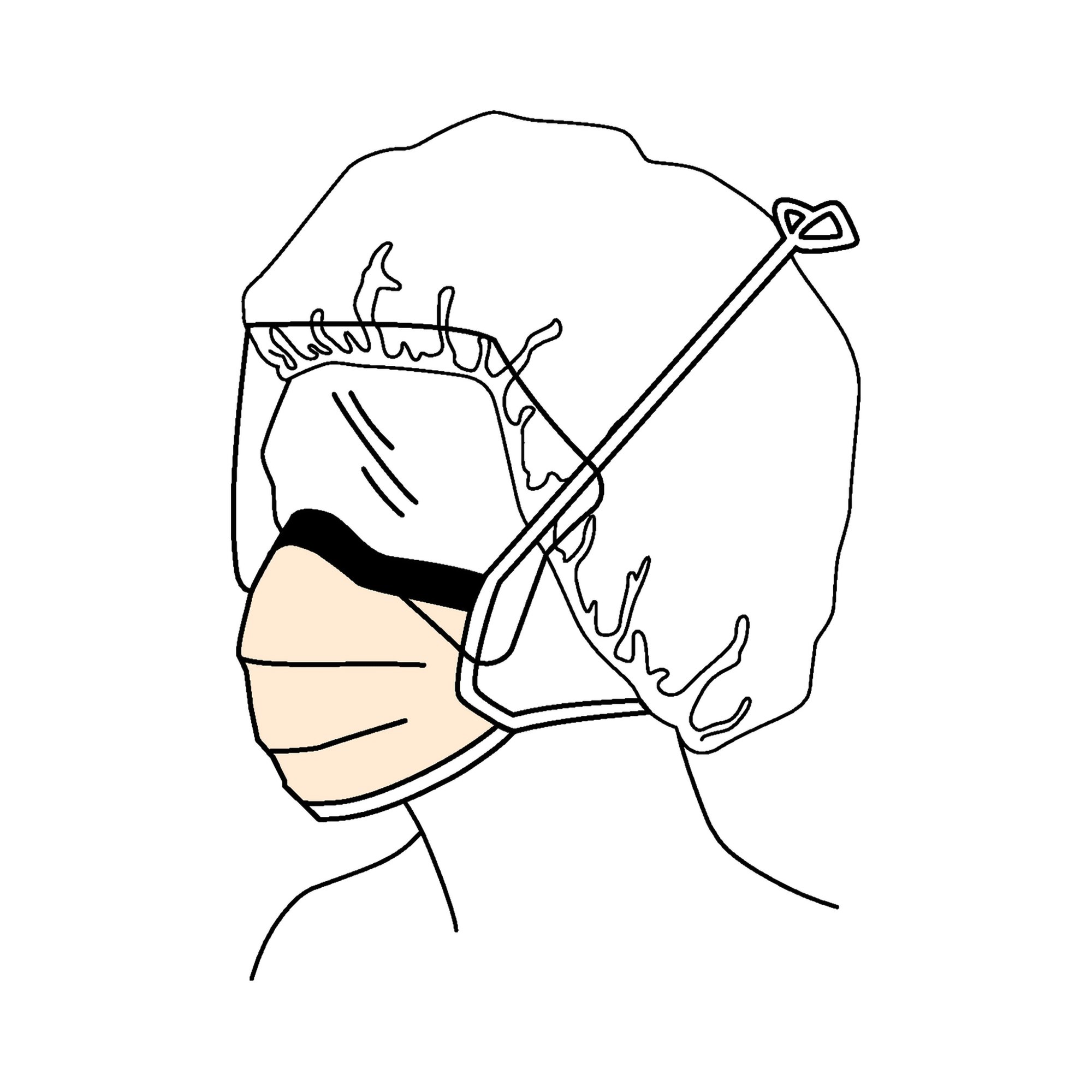FluidShield® Surgical Mask with Eye Shield - Image 5