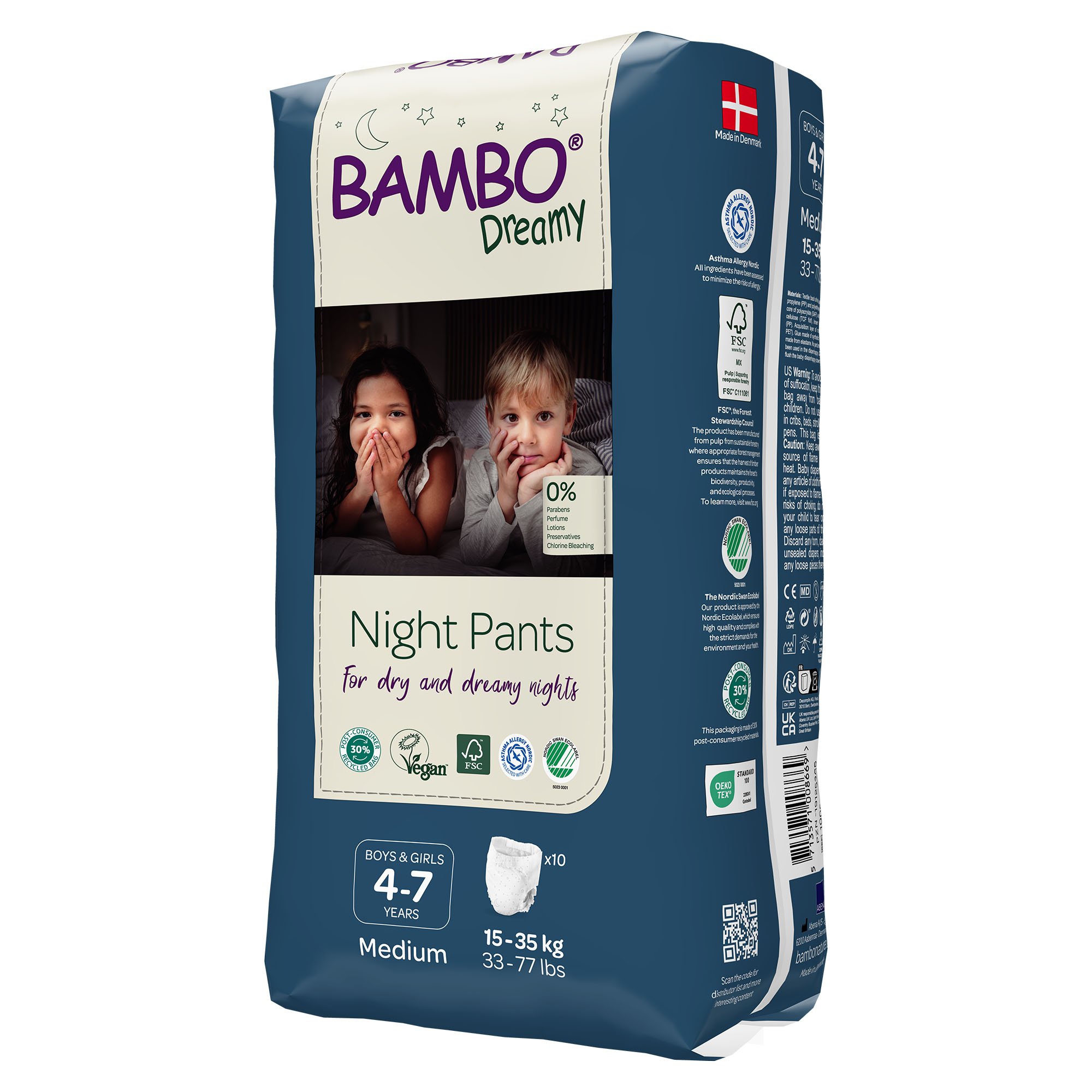 Bambo Nature Dreamy Night Pants, Medium - Image 3