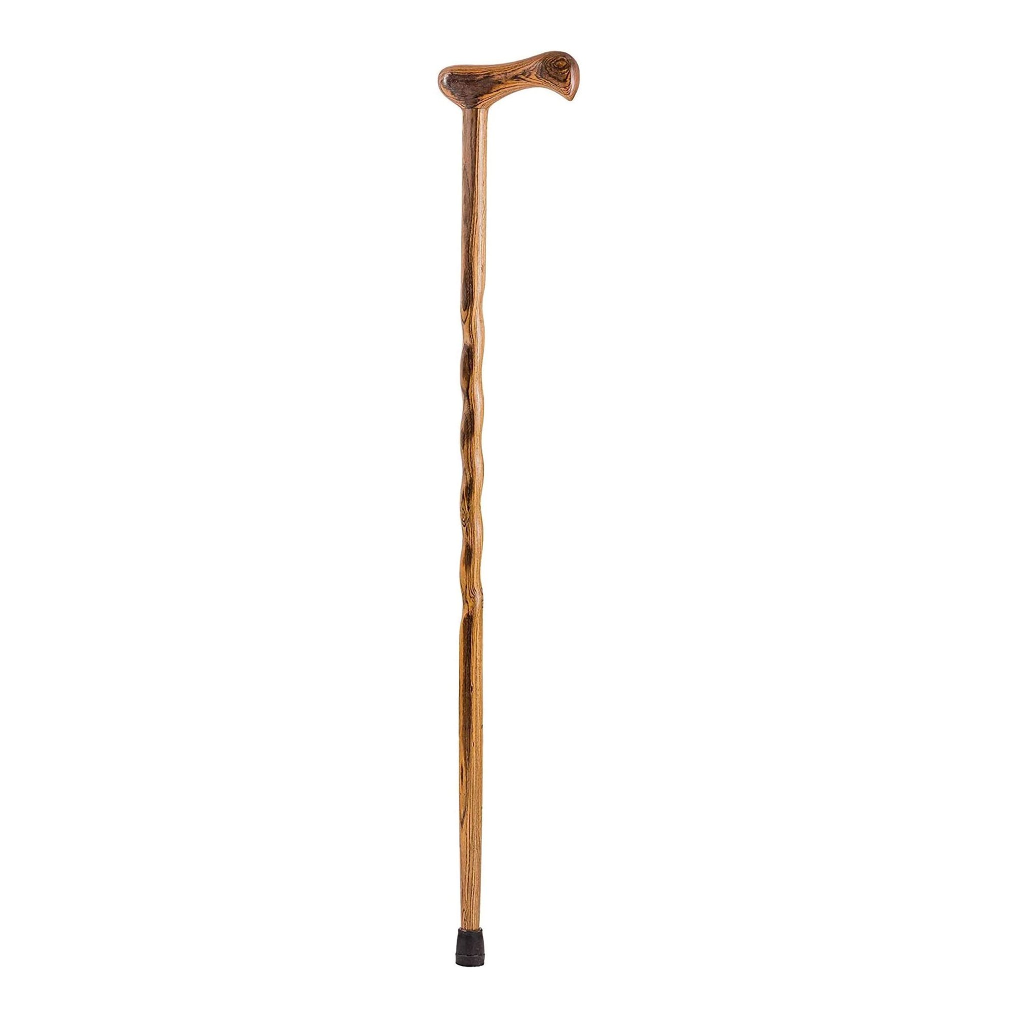 Brazos™ Twisted Bocote Cane with T-Handle, 37-Inch Height - Image 2