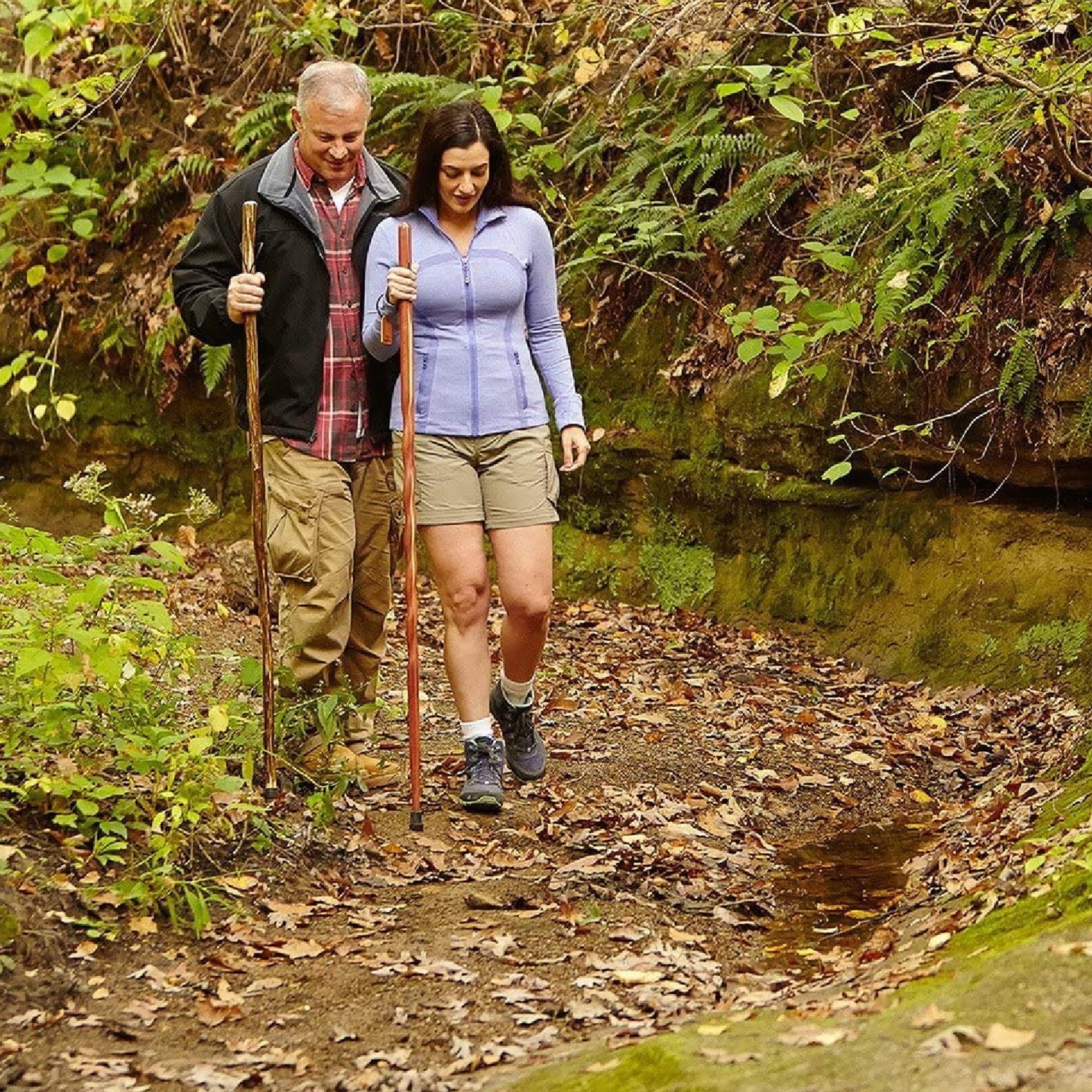 Brazos™ Twisted Hickory Derby Rustic Walking Cane, 34-Inch Height - Image 5