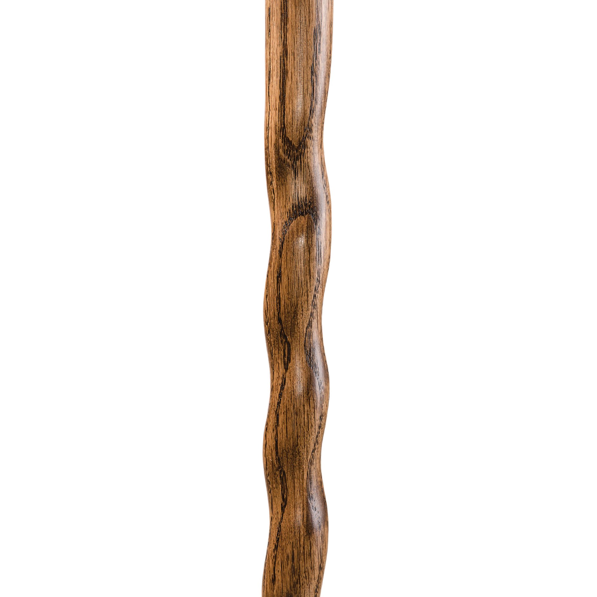 Brazos™ Twisted Oak Cane with T-Handle, 37-Inch Height, Brown - Image 3