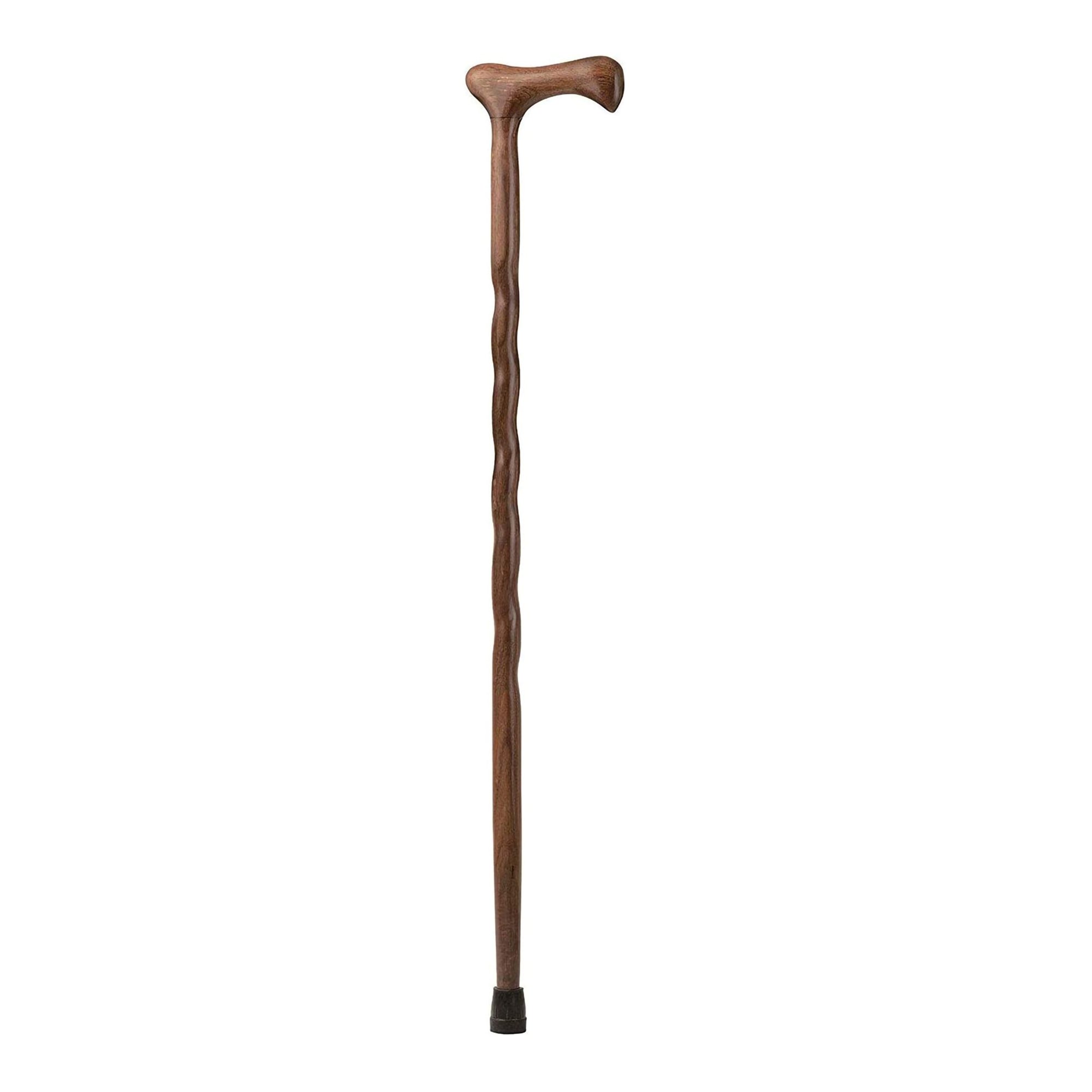 Brazos™ Twisted Walnut Cane with T-Handle, 37-Inch Height - Image 2
