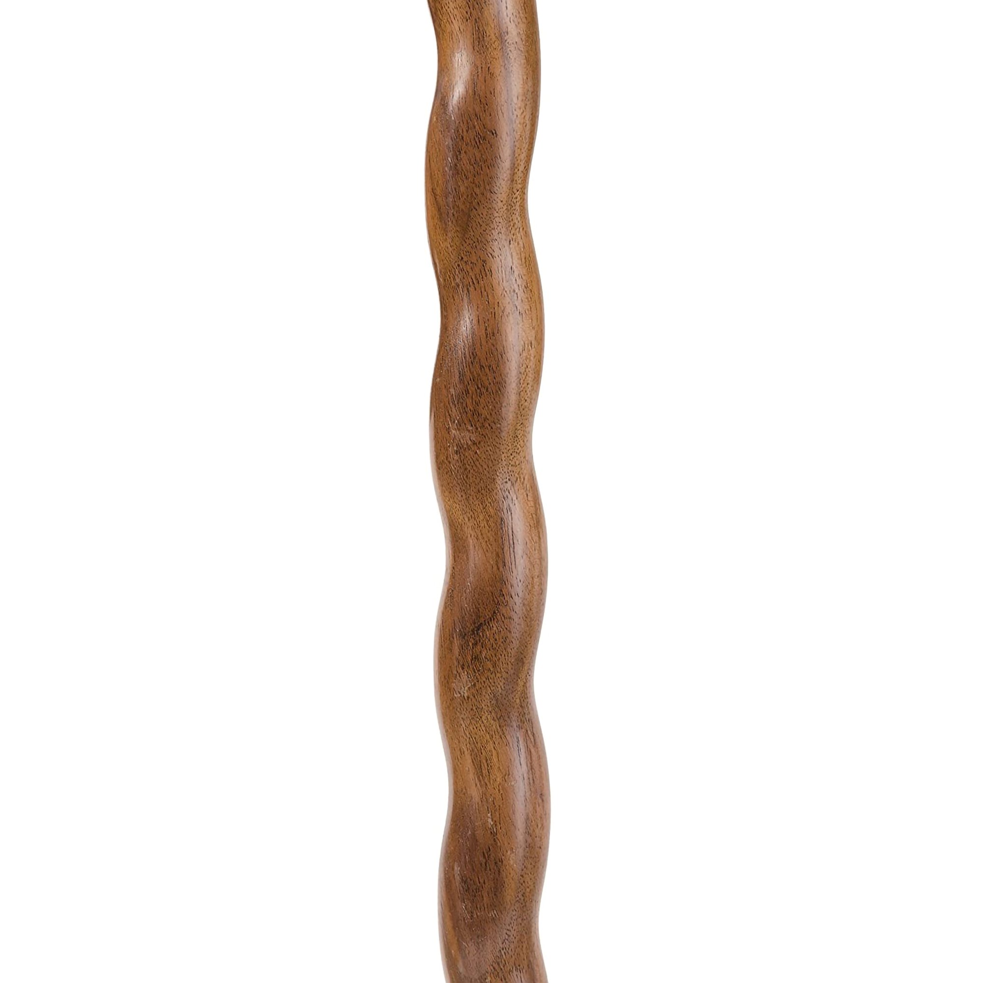 Brazos™ Twisted Walnut Derby Handcrafted Walking Cane, 34-Inch Height - Image 4