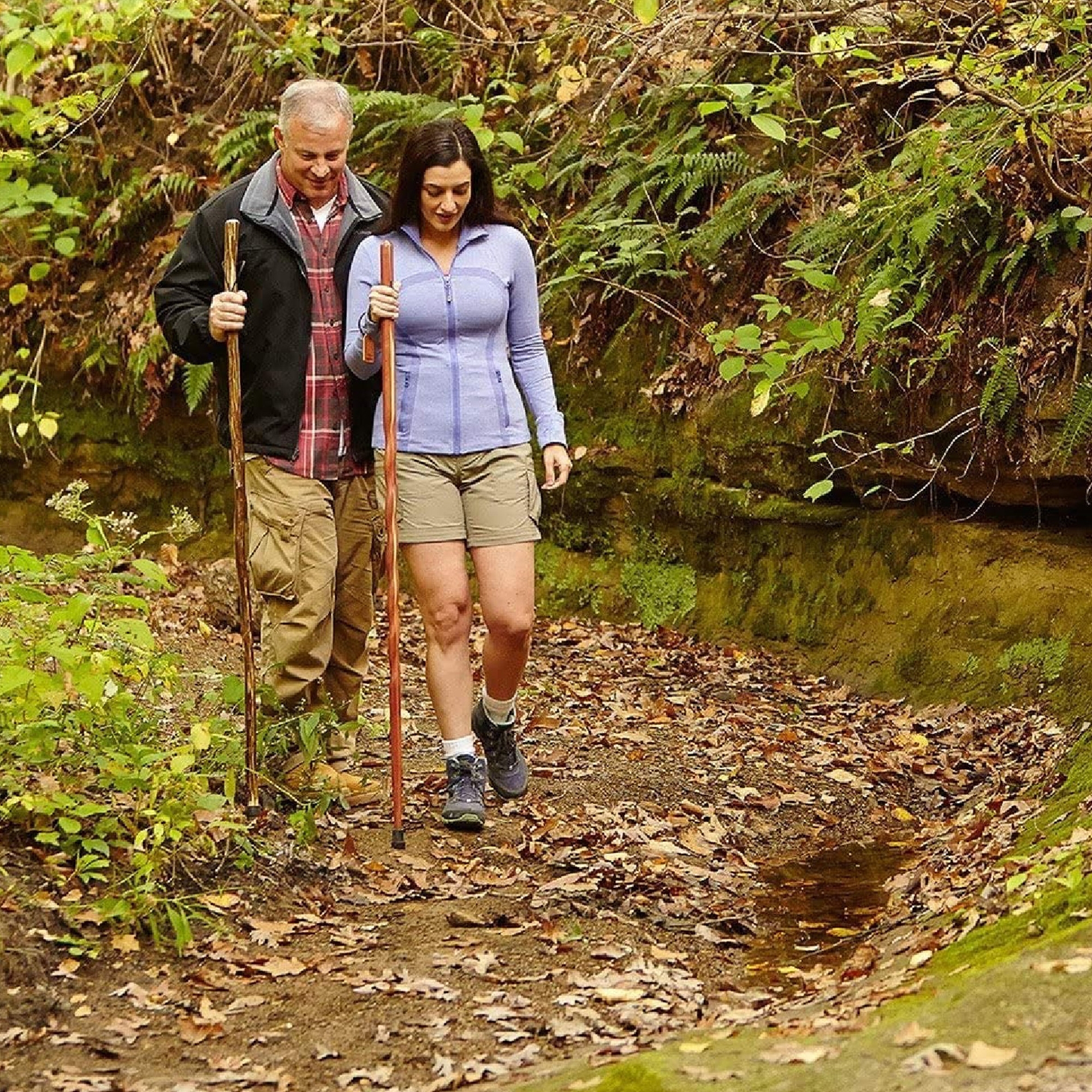 Brazos™ Twisted Walnut Derby Handcrafted Walking Cane, 34-Inch Height - Image 5