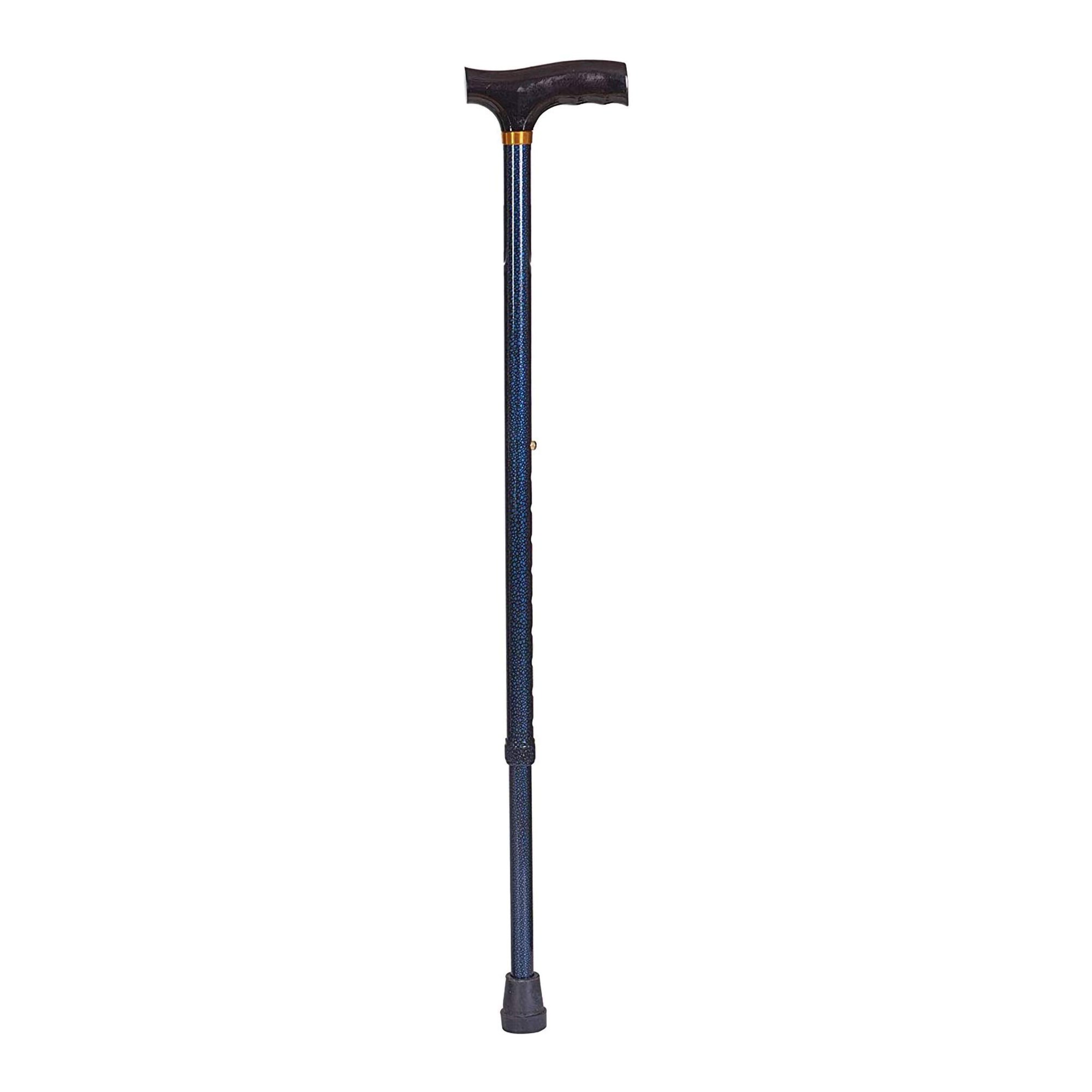 DMI® Lightweight Adjustable T-Handle Cane, Blue, 31 - 40 Inch Height
