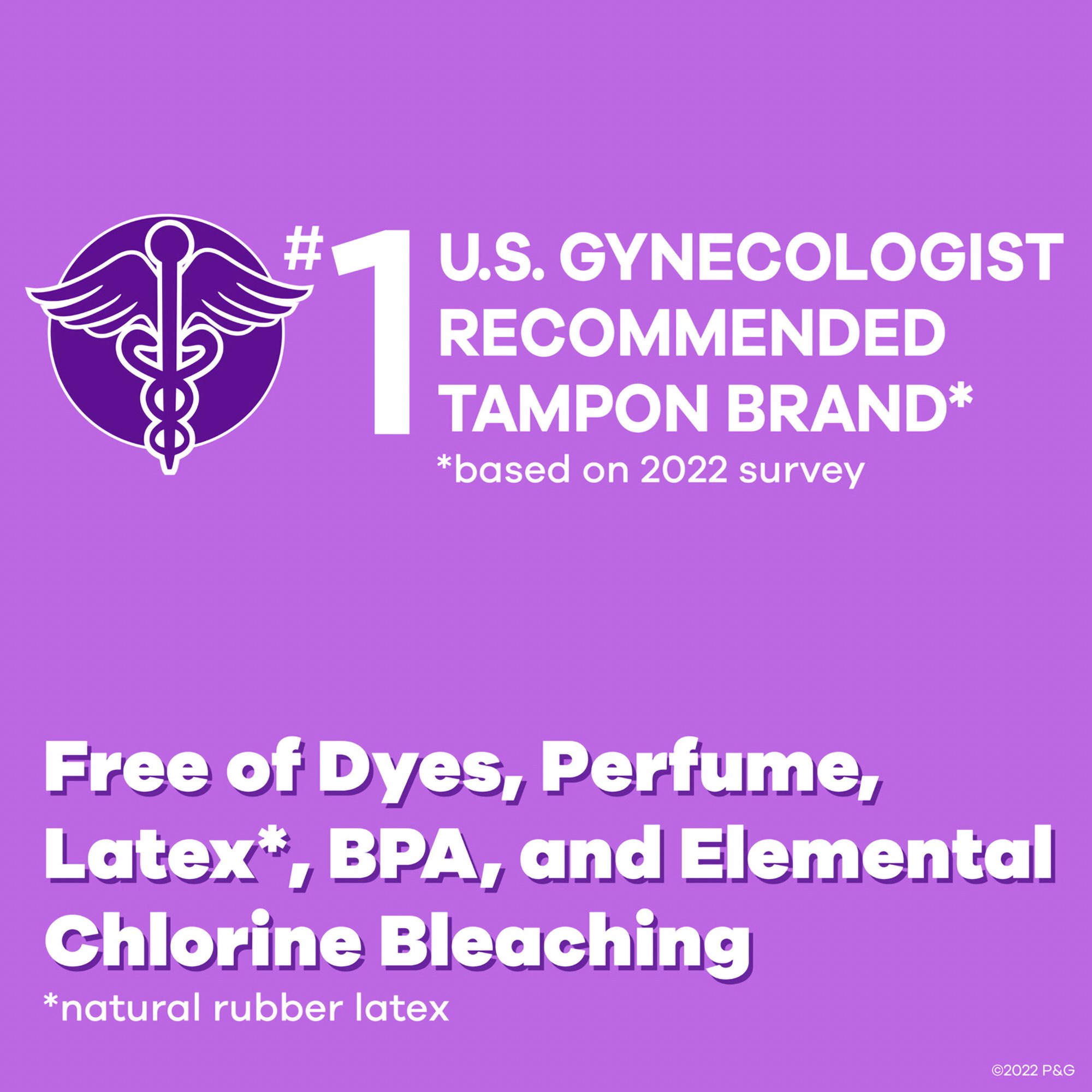 Tampax® Radiant Tampons Regular Absorbency Unscented - Image 6