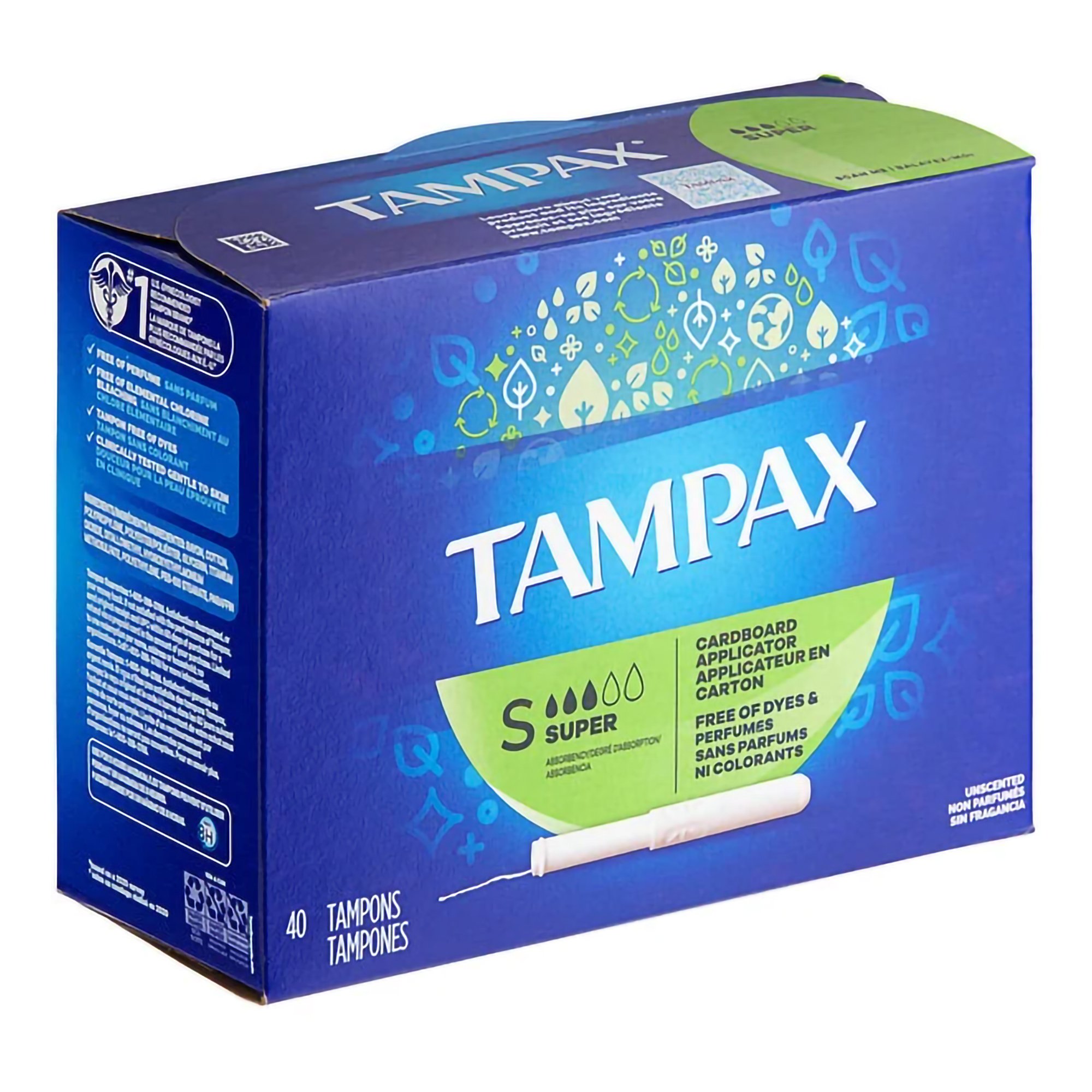 Tampax® Super Absorbency Unscented Tampons