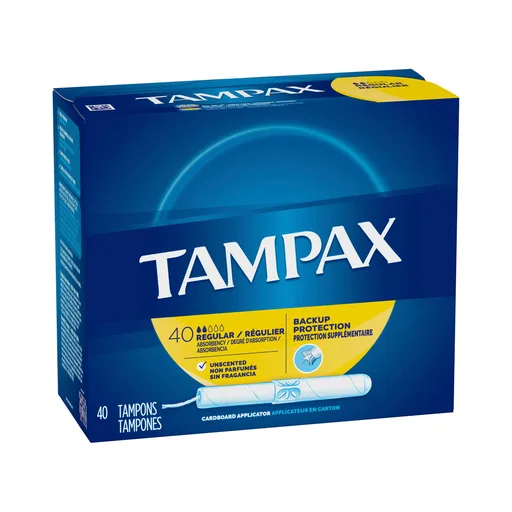 Tampax® Tampons Regular Absorbency Unscented