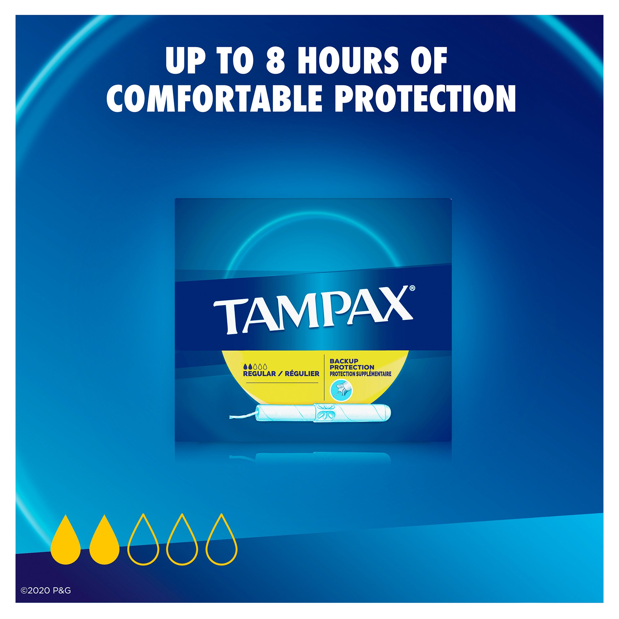 Tampax® Tampons Regular Absorbency Unscented - Image 2