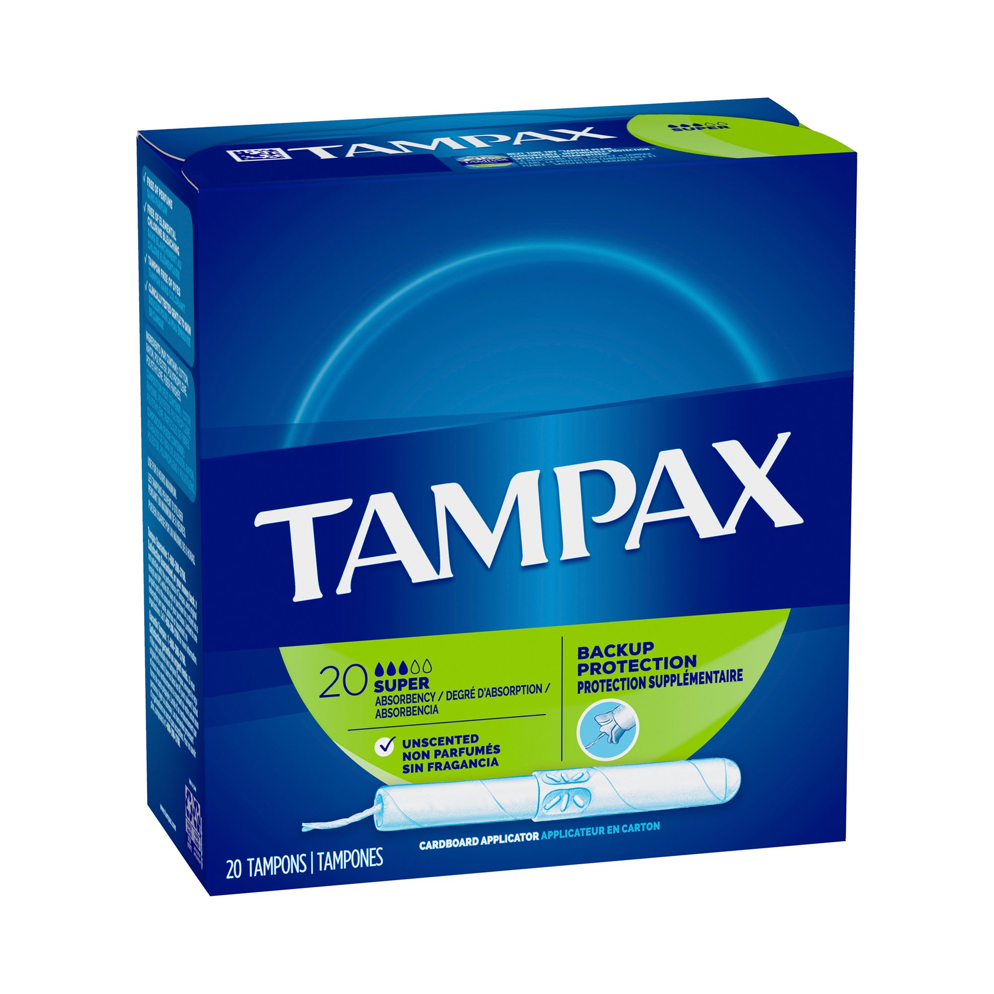 Tampax® Tampons Super Absorbency Unscented