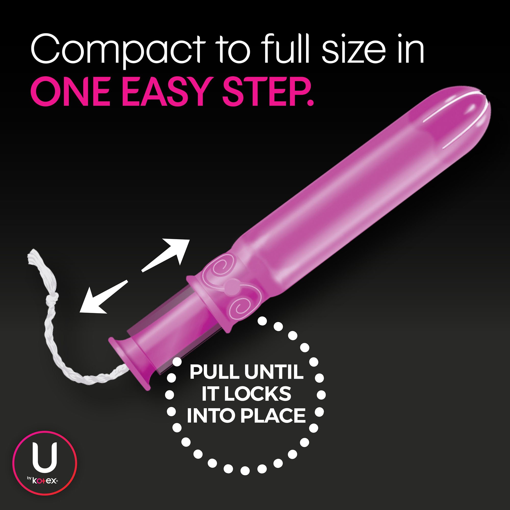 U By Kotex® Click® Compact Tampon - Image 7