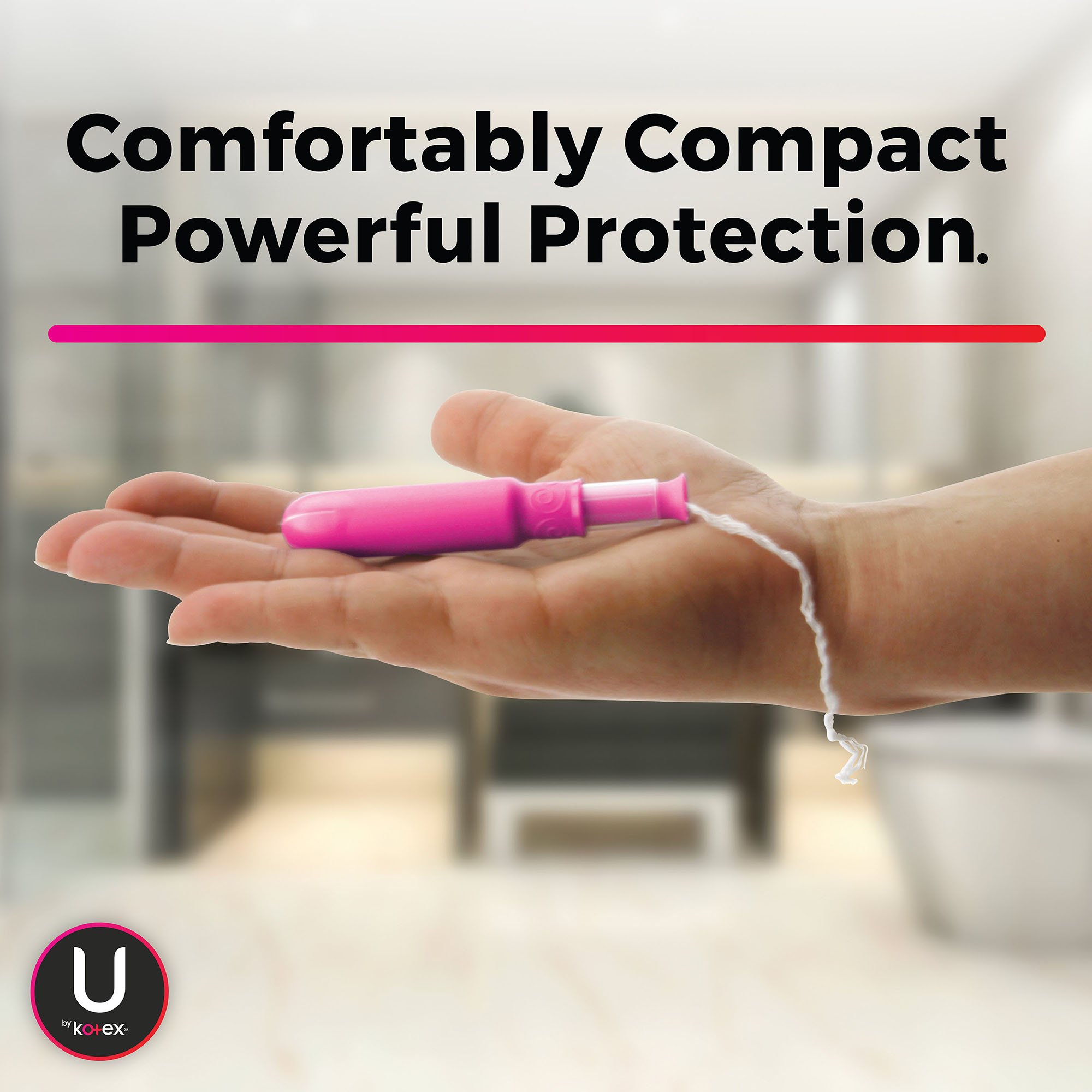 U By Kotex® Click® Compact Tampons Super Plus Unscented - Image 3