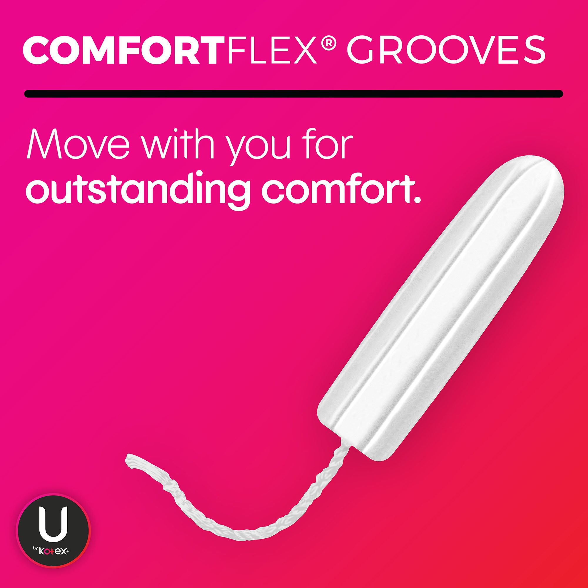 U By Kotex® Click® Compact Tampons Super Plus Unscented - Image 6