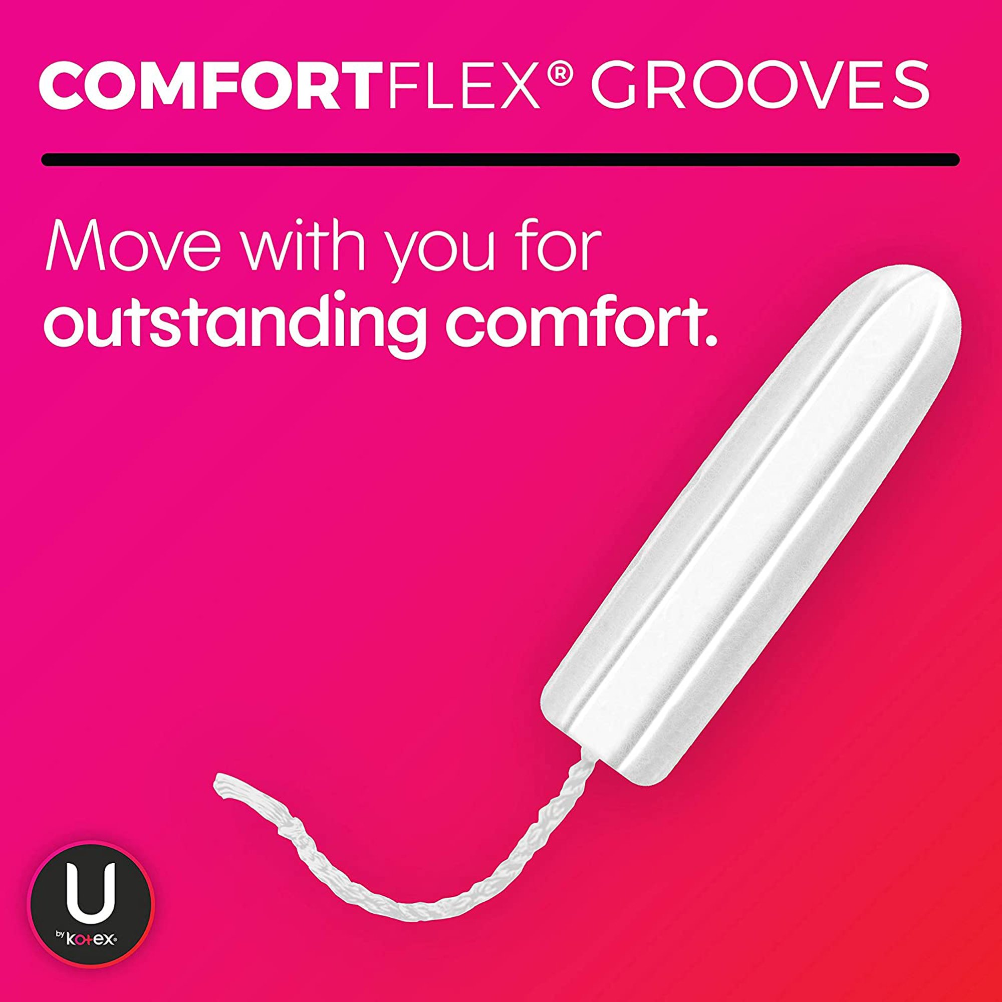 U By Kotex® Click® Compact Tampons, Regular - Image 3