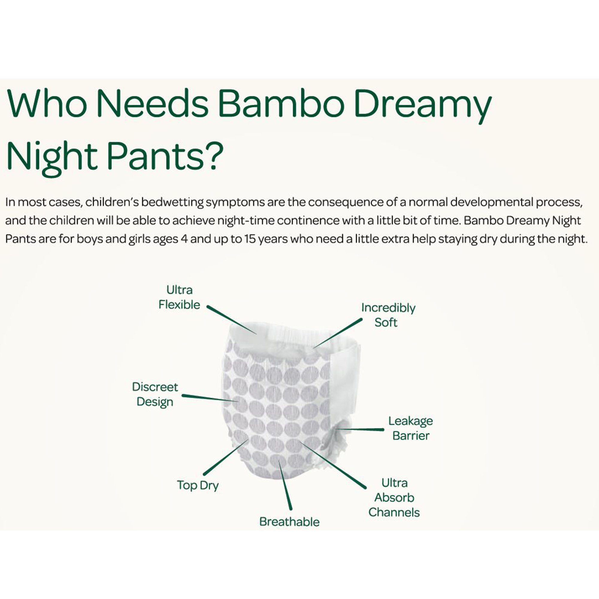 Bambo® Dreamy Training Pants, For Girls 4 - 7 Years Old - Image 6