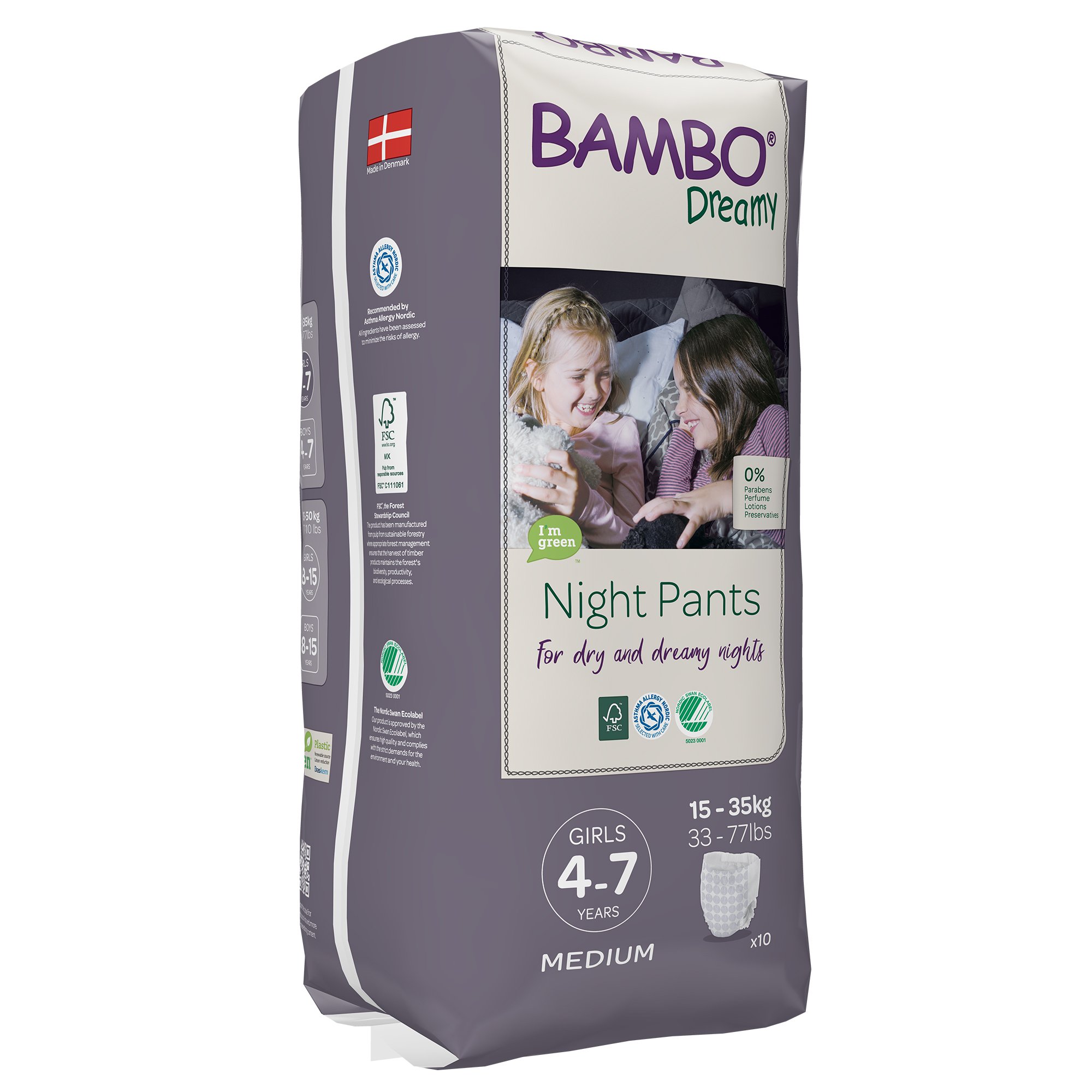 Bambo® Dreamy Training Pants, For Girls 4 - 7 Years Old - Image 4