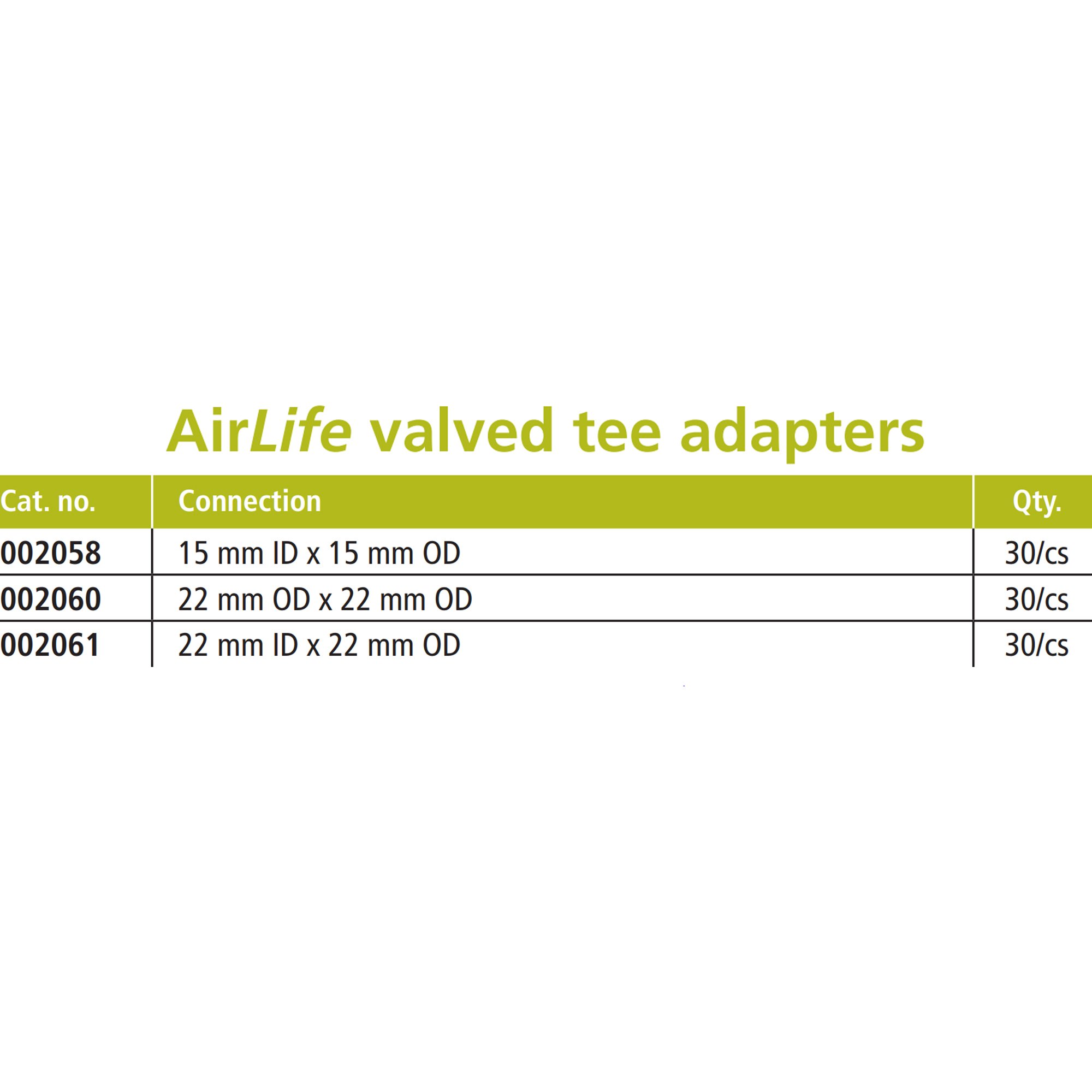 AirLife® Tee Adapter - Image 2
