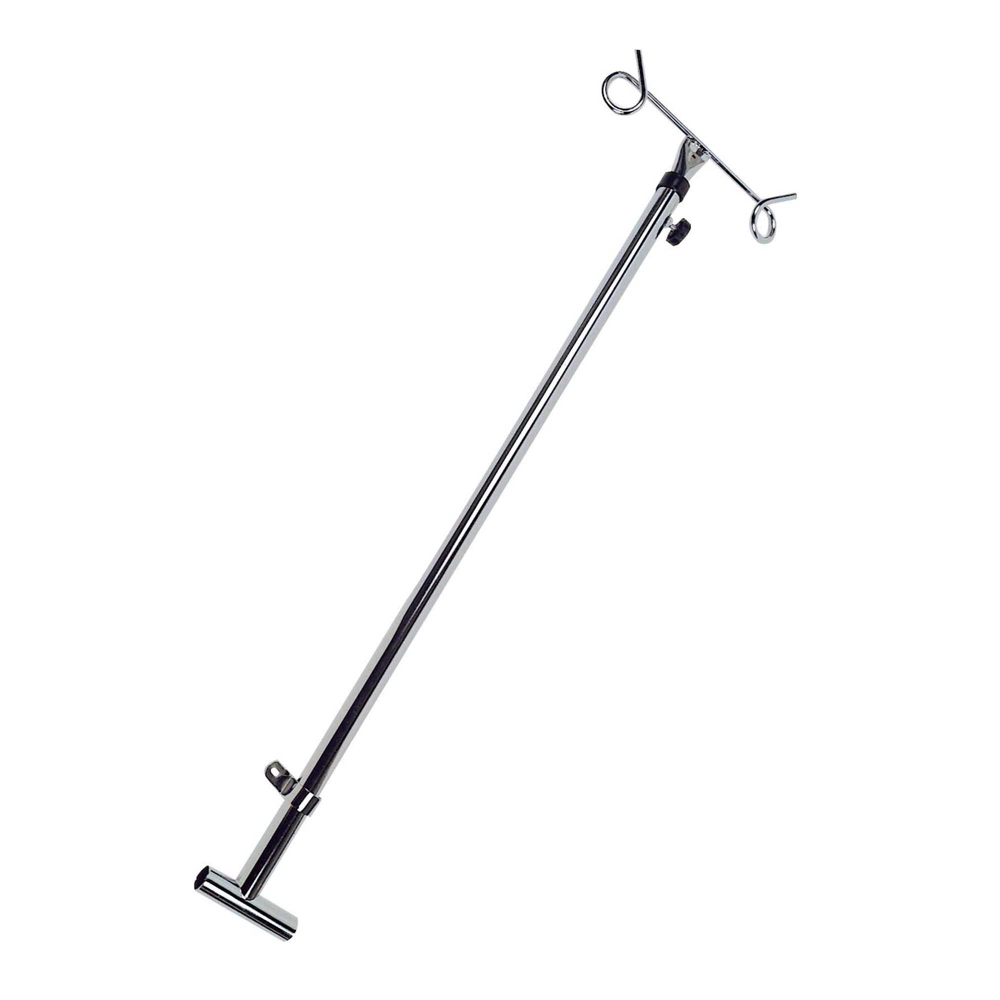 drive™ Telescoping Steel IV Pole for use with Wheelchair, 11 x 41½ Inch