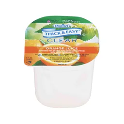 Thick & Easy® Clear Honey Consistency Orange Thickened Beverage, 4-ounce Cup