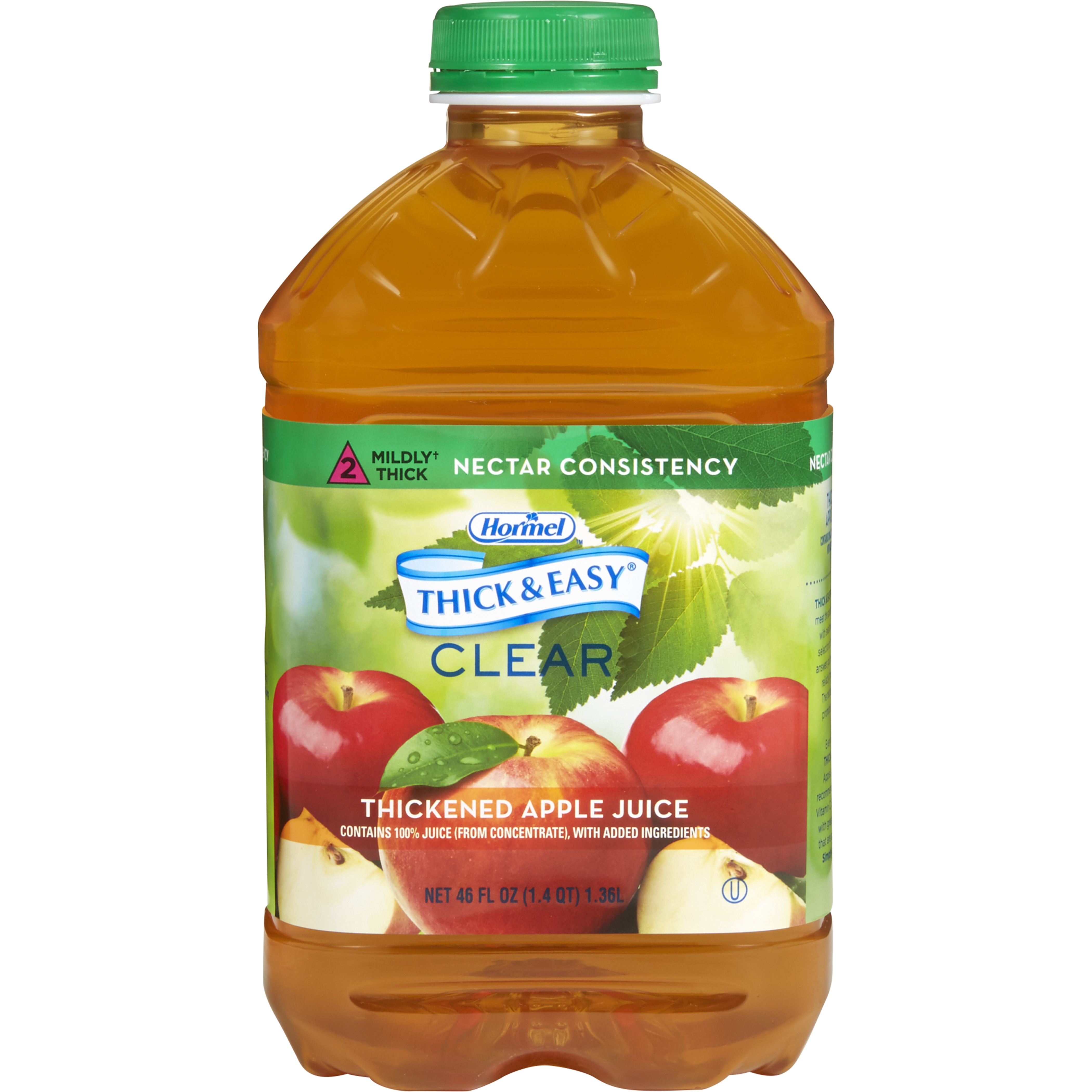 Thick & Easy® Nectar Consistency Apple Juice Thickened Beverage, 46-ounce bottle - Image 2
