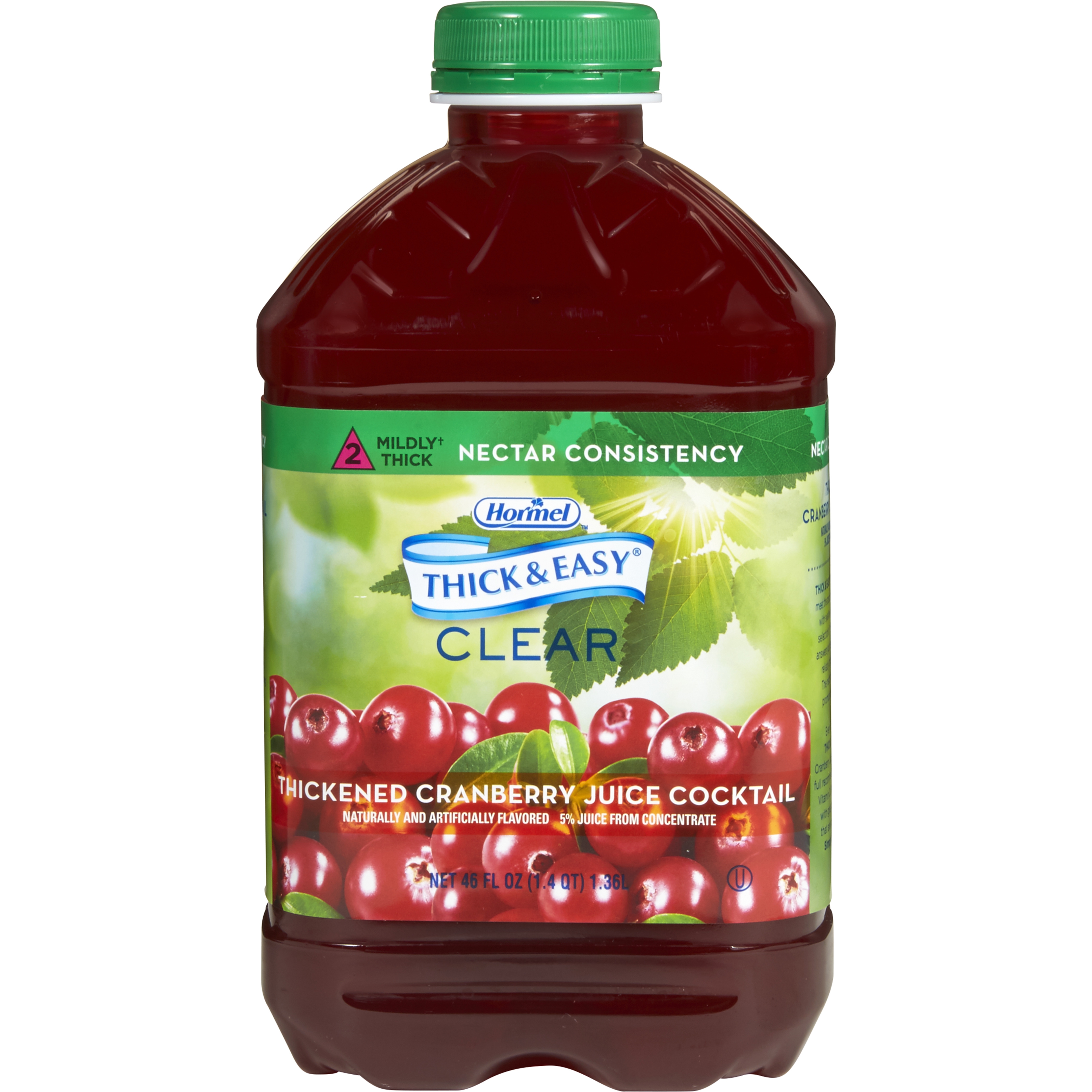 Thick & Easy® Nectar Consistency Cranberry Thickened Beverage, 46-ounce bottle - Image 2