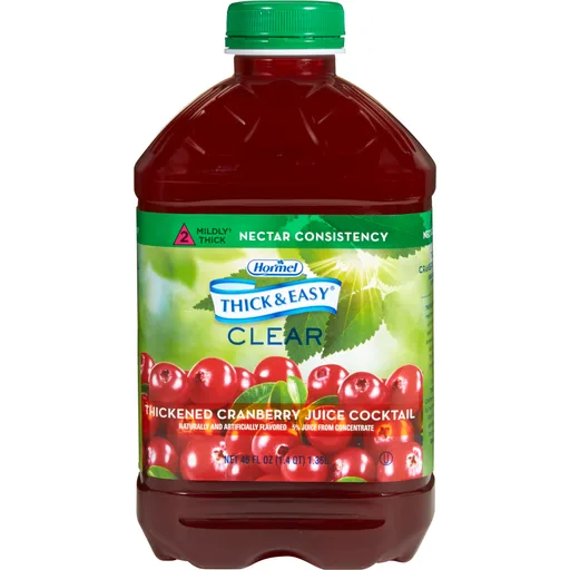Thick & Easy® Nectar Consistency Cranberry Thickened Beverage, 46-ounce bottle