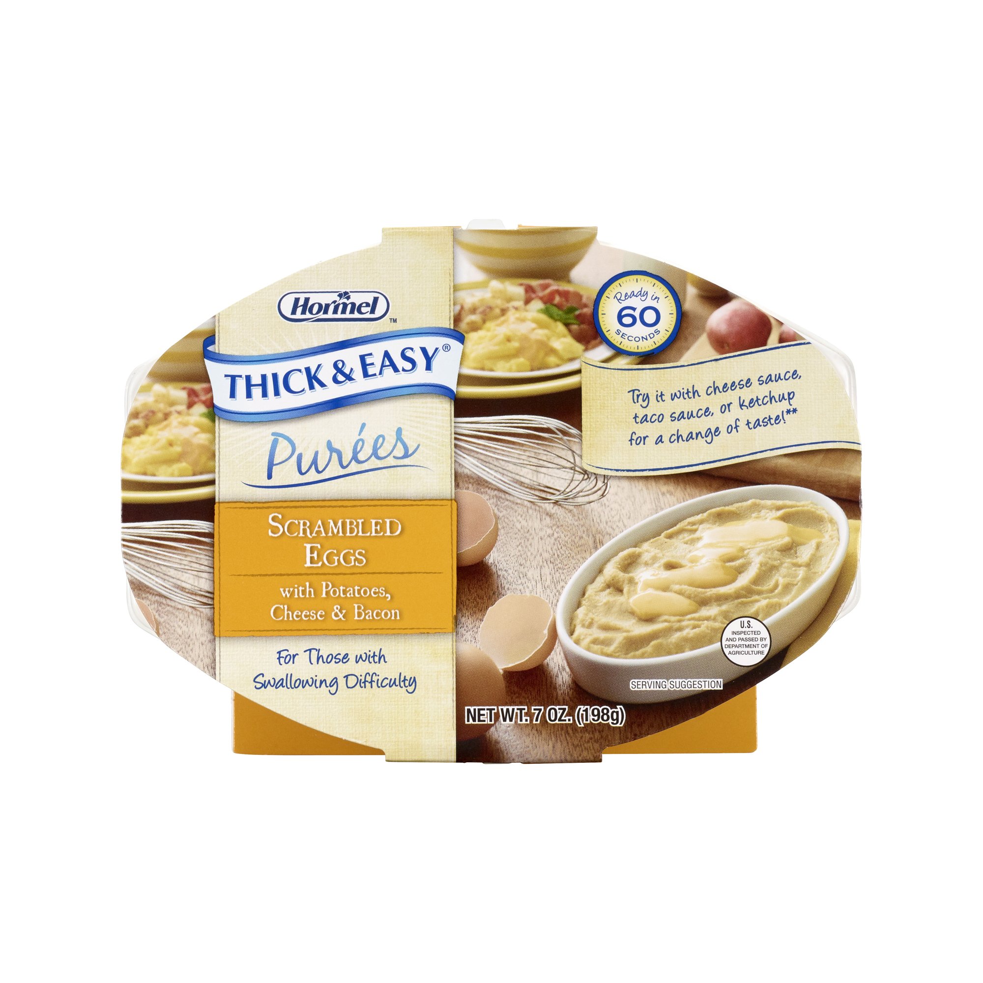Thick & Easy® Purées Scrambled Eggs / Potatoes Thickened Food, 7-ounce Tray - Image 2