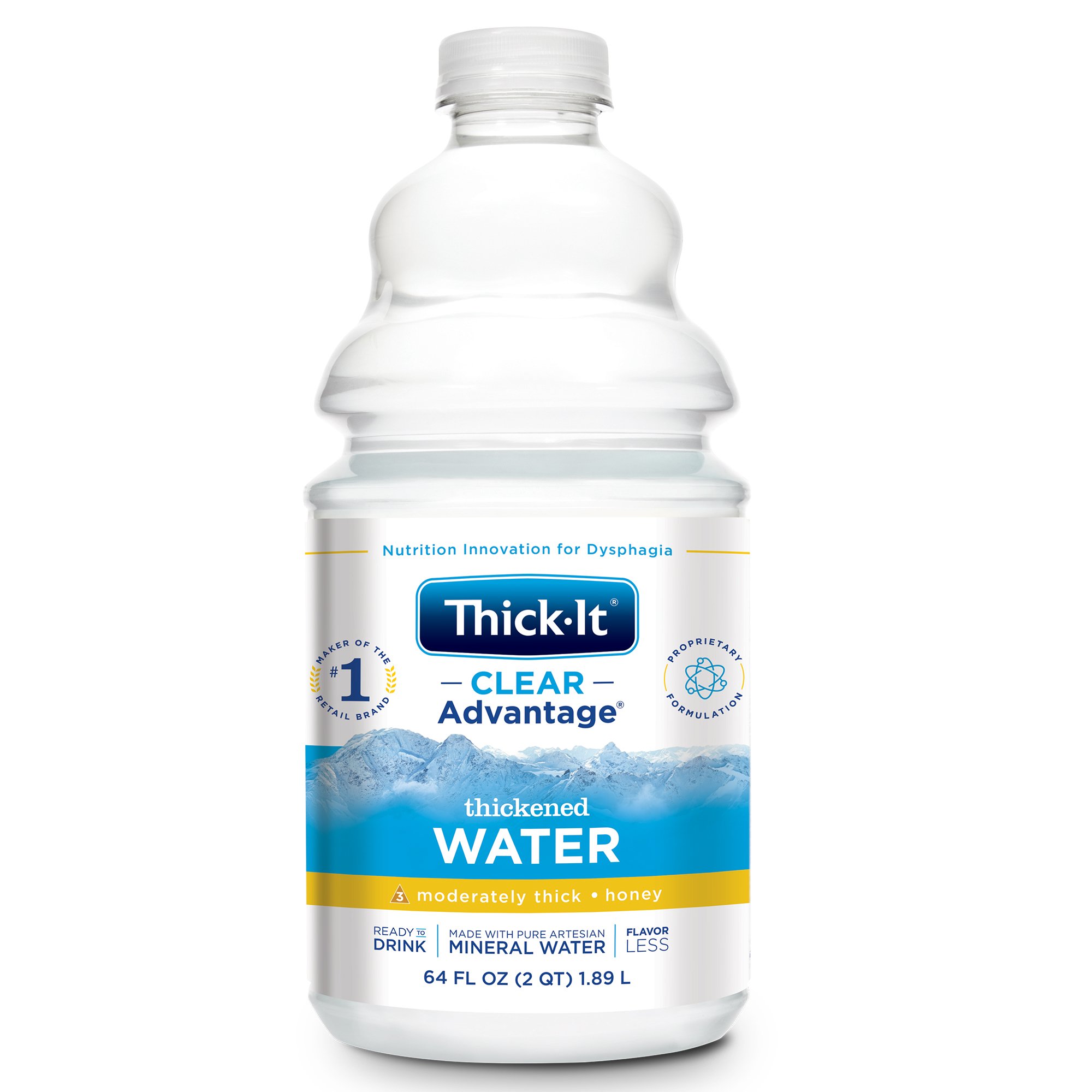 Thick-It® Clear Advantage® Honey Consistency Thickened Water, 64-ounce Bottle - Image 2