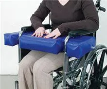 AliMed® Lap Buddy, 27.5 in. W x 9.5 in. D x 3 in. H, Air Cells, Blue, Inflatable