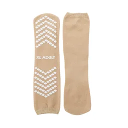 McKesson Single Tread Slipper Socks, X-Large, Tan