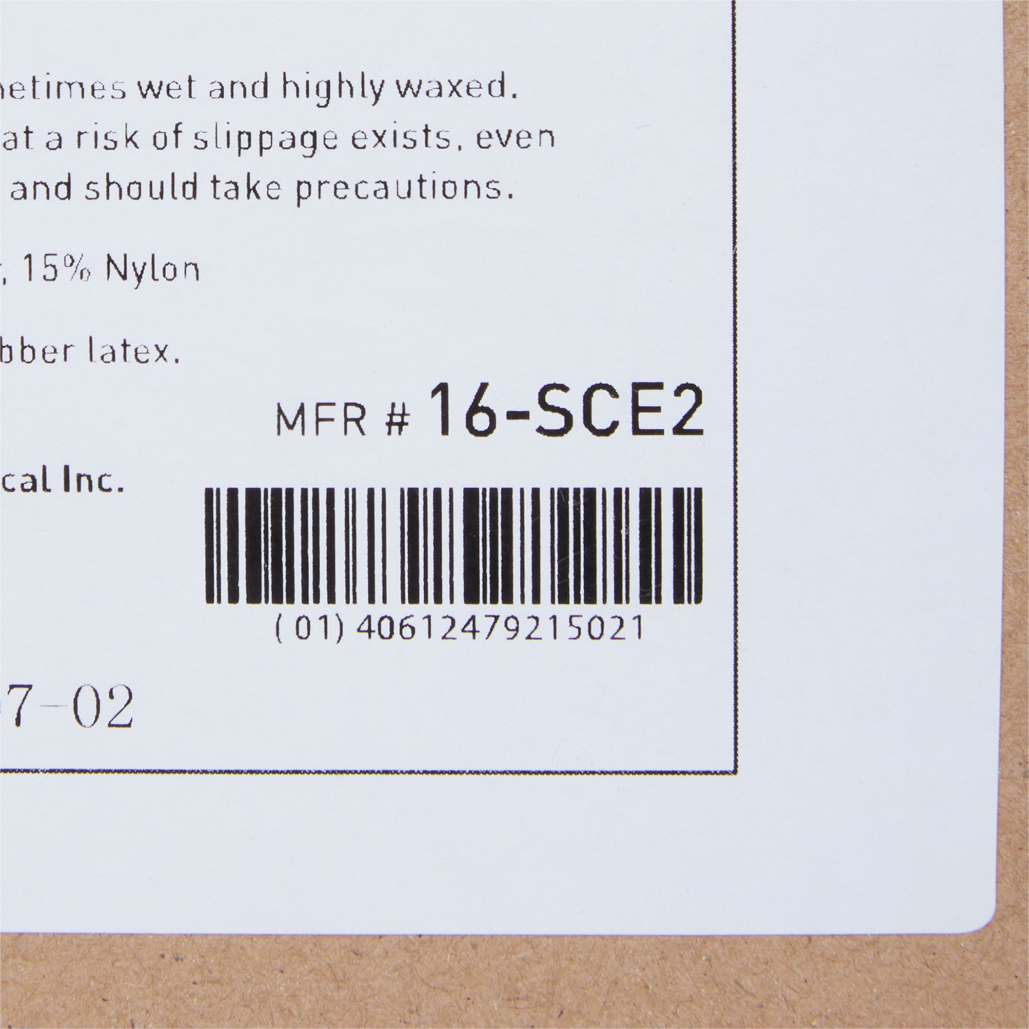 McKesson Single Tread Slipper Socks, X-Large, Tan - Image 7