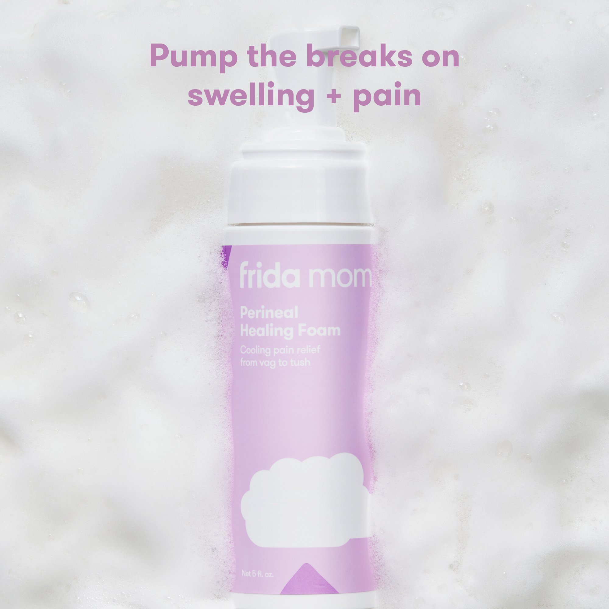Frida Mom Perineal Healing Foam, Cooling Pain Relief from Vag to Tush, 5 ounces - Image 2