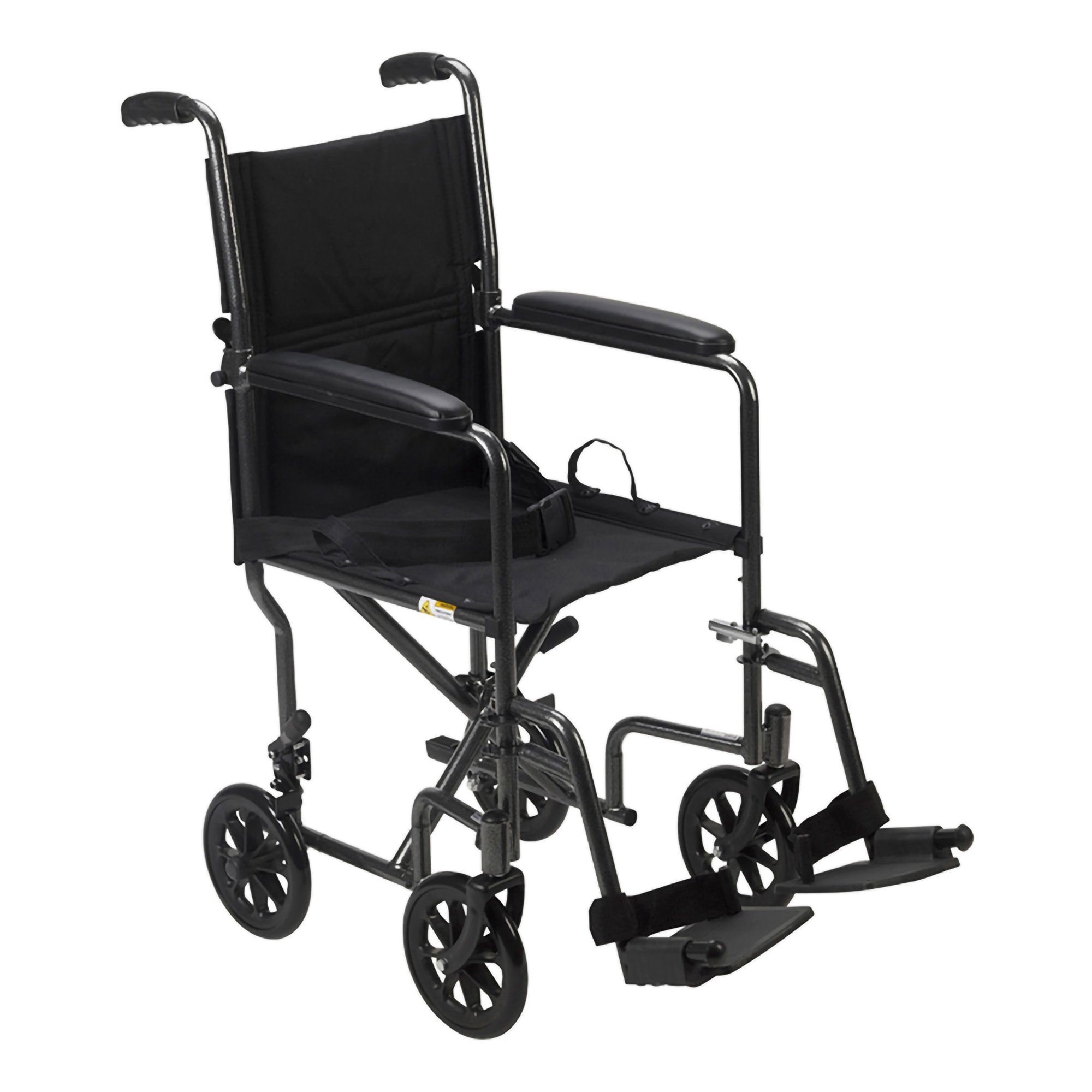 drive™ Lightweight Steel Transport Chair, 17-Inch Seat Width