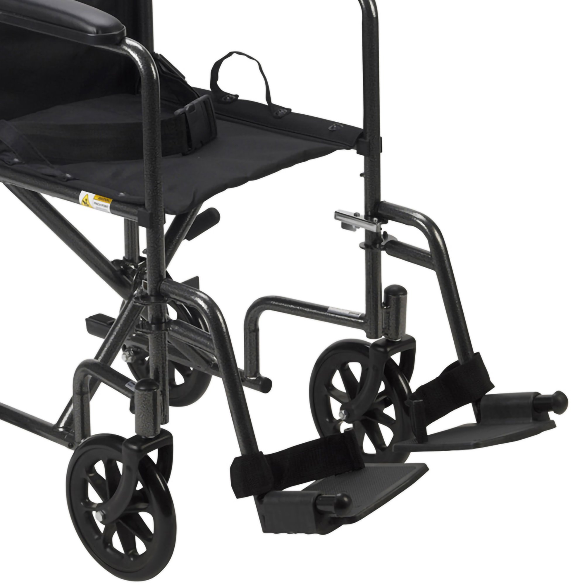 drive™ Lightweight Steel Transport Chair, 17-Inch Seat Width - Image 2