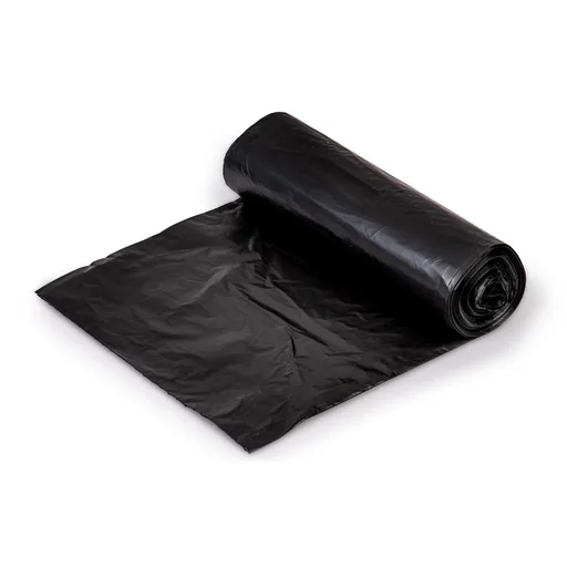 Colonial Bag 2X Heavy Duty Trash Bag, Black, 45 gal.