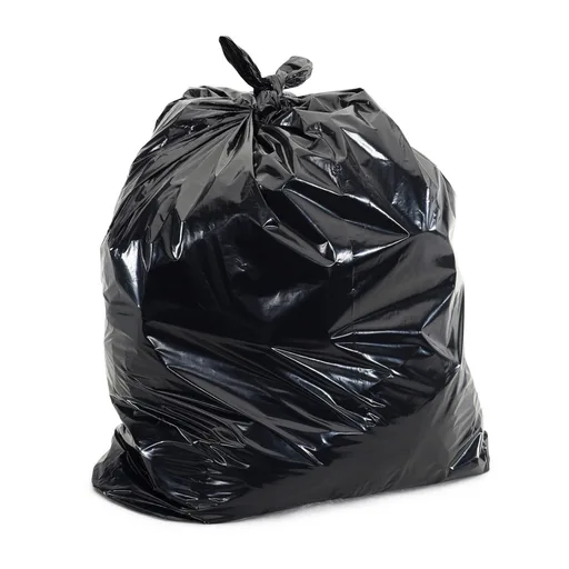Colonial Bag Extra Heavy Duty Trash Bag, Black, 33 gal.