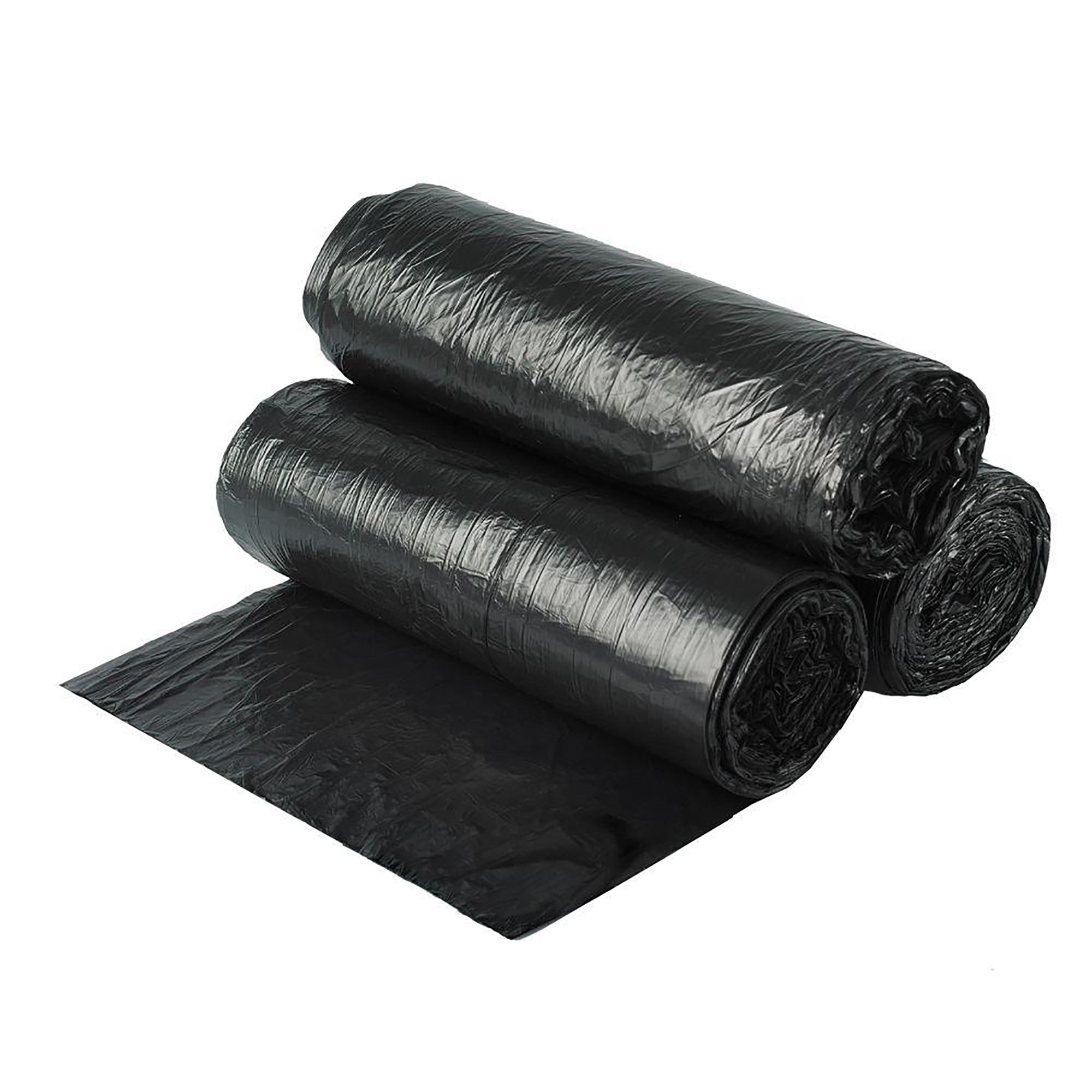 Colonial Bag Extra Heavy Duty Trash Bag, Black, 60 gal - Image 2