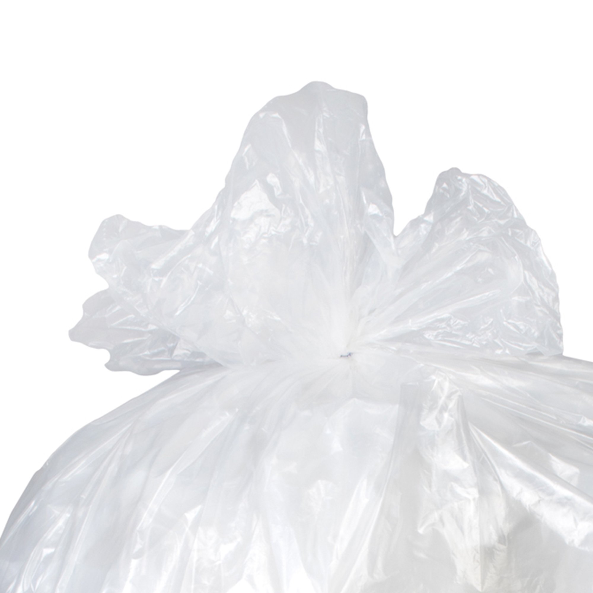 Colonial Bag Extra Heavy Duty Trash Bag, Clear, 45 gal. - Image 2