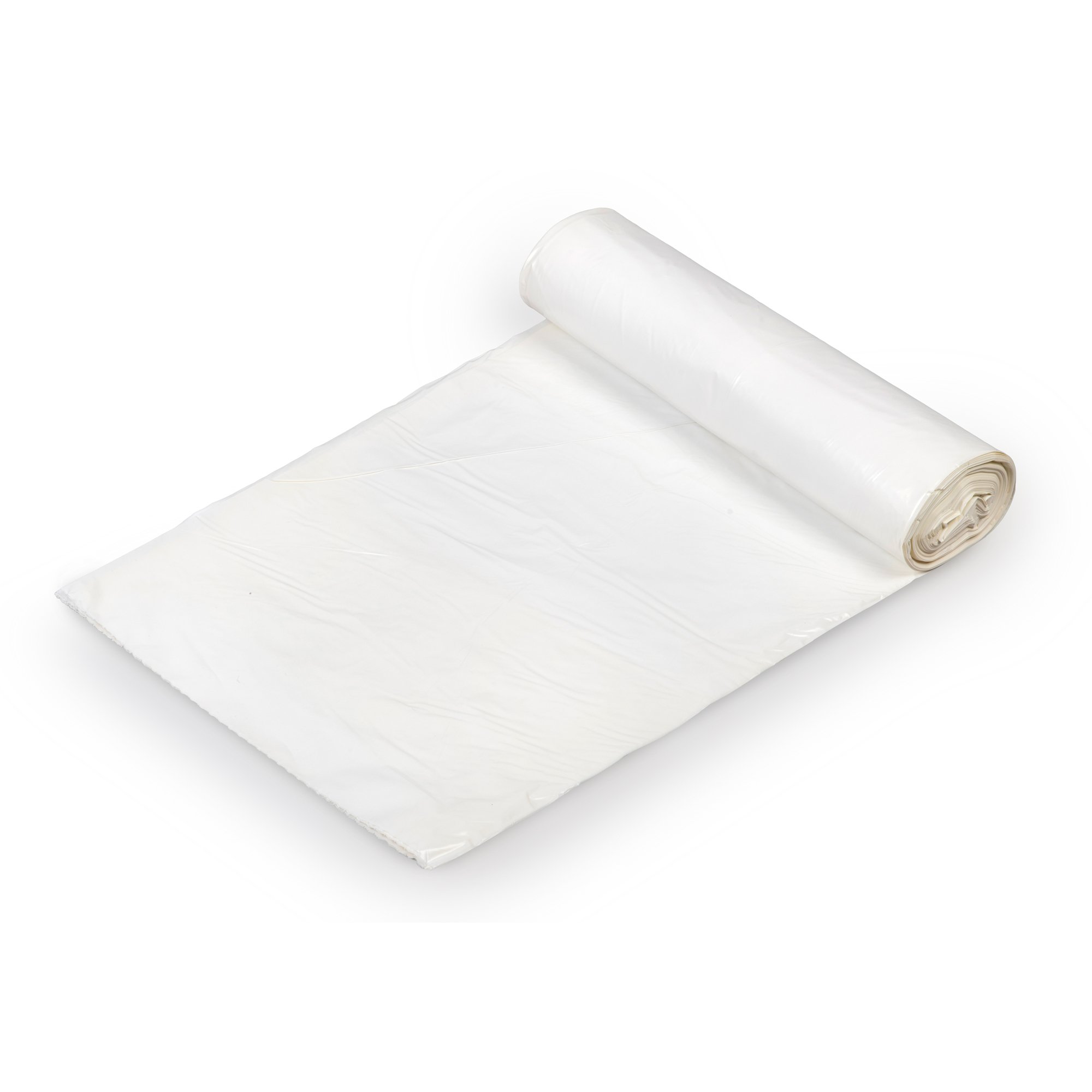 Colonial Bag Extra Heavy Duty Tuff Trash Bag, White, 30 gal.
