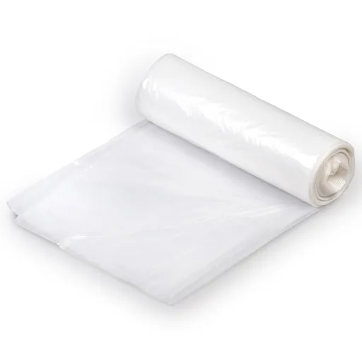 Colonial Bag Heavy Duty Trash Bag, Clear, 45 gal.