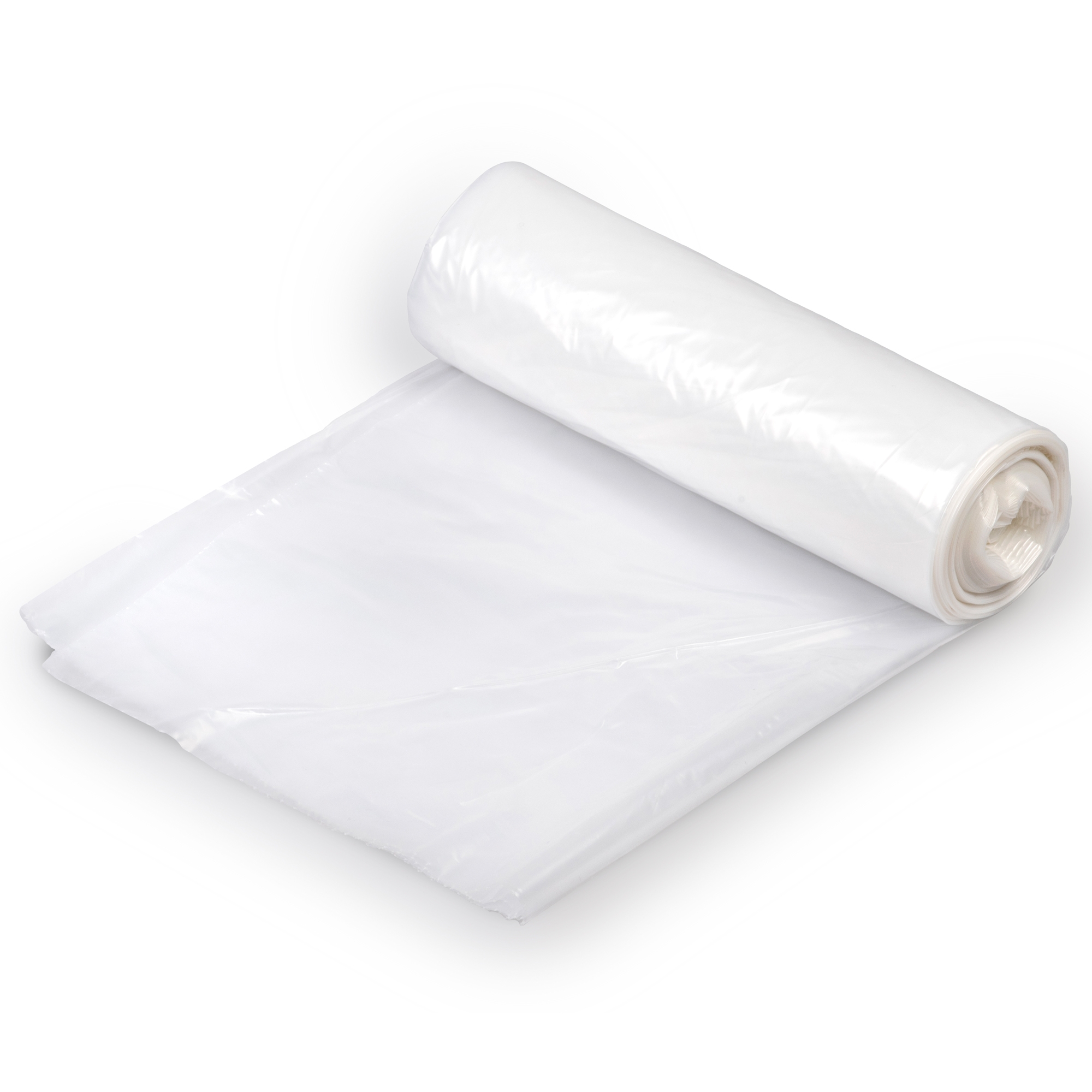 Colonial Bag Medium Duty Trash Bag, White, 15 gal.