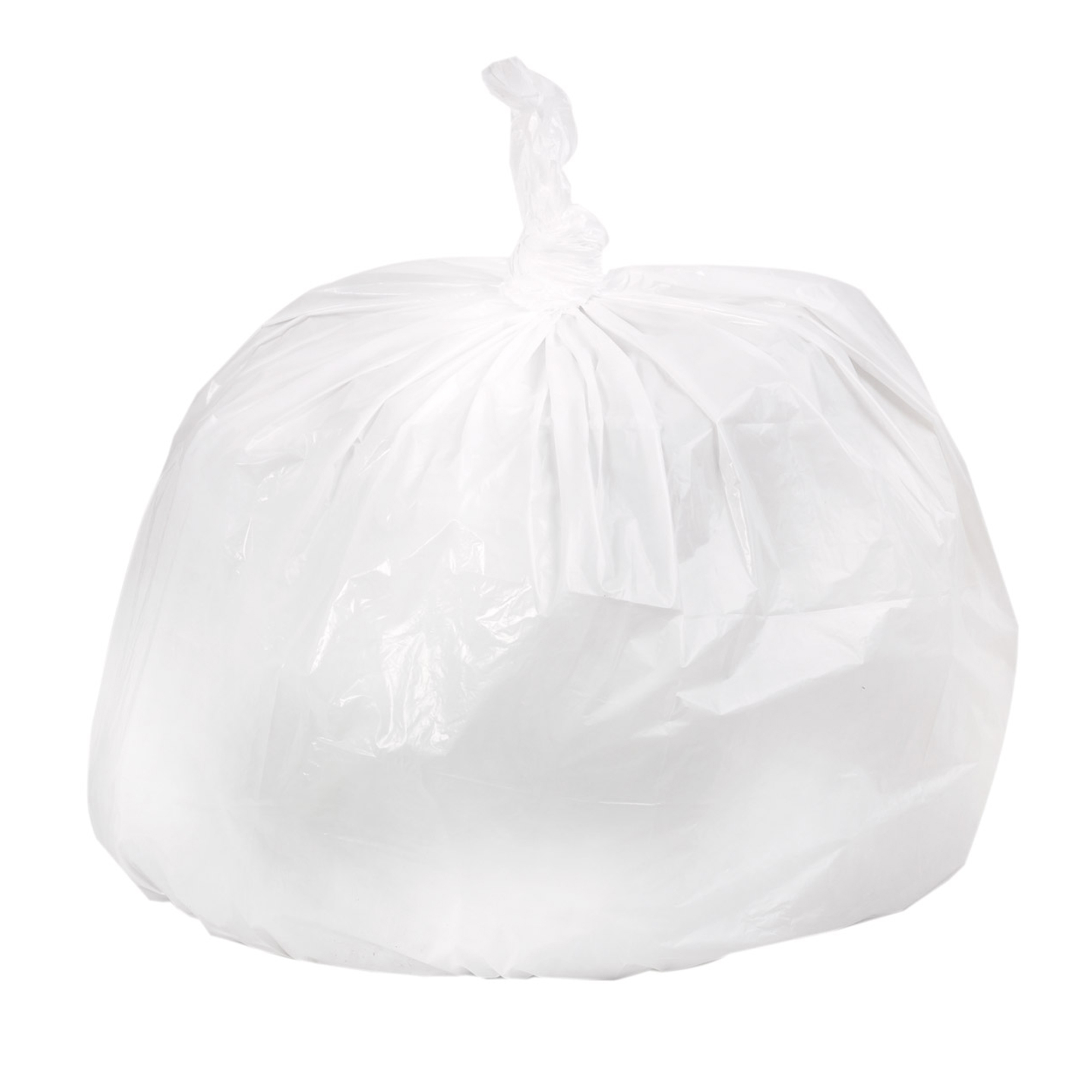 Colonial Bag Tuff Extra Heavy Duty Trash Bag, White, 33 gal.