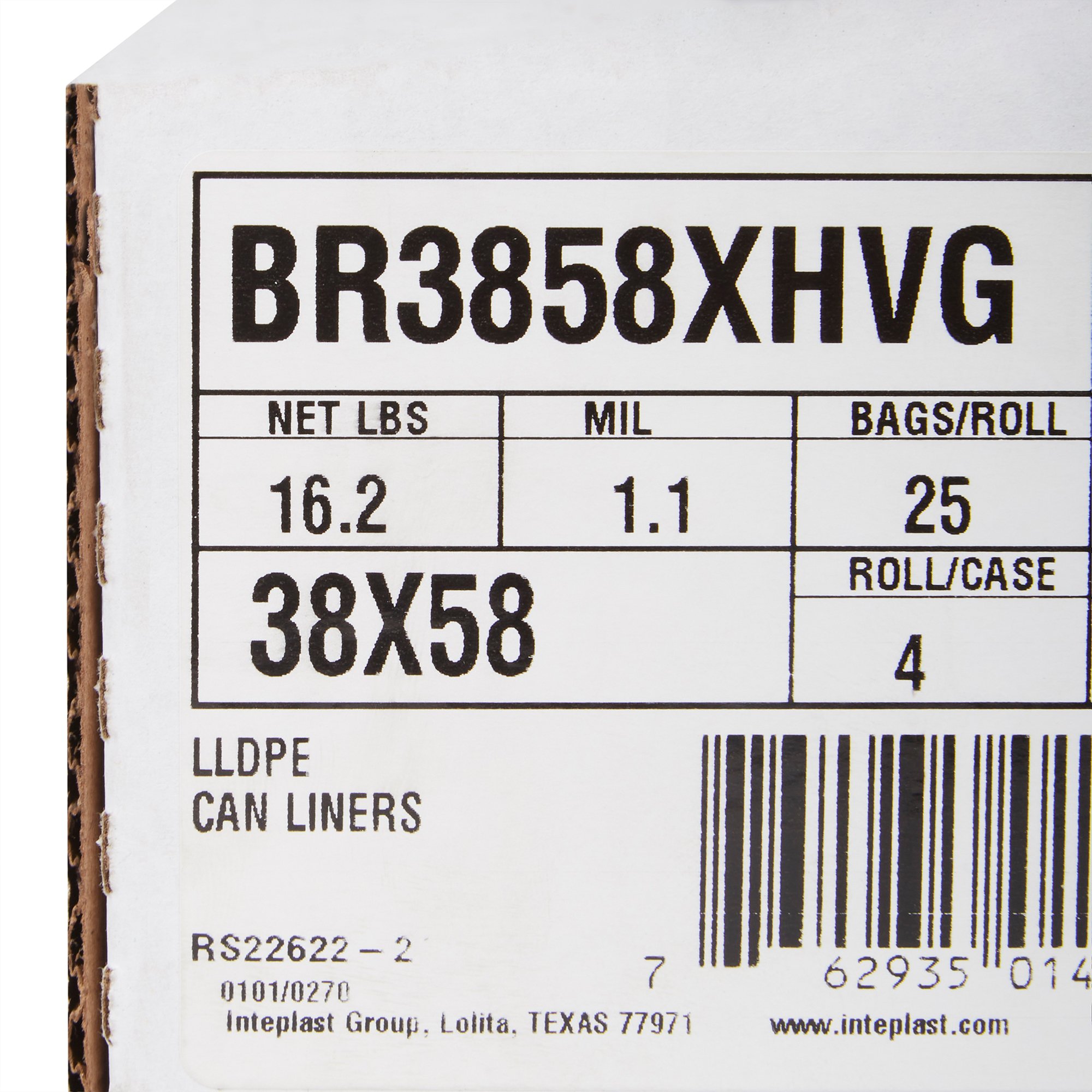 McKesson Extra Heavy Duty Plus Trash Bag, Gray, 45 gal., 1.10 Mil Gauge - Image 4