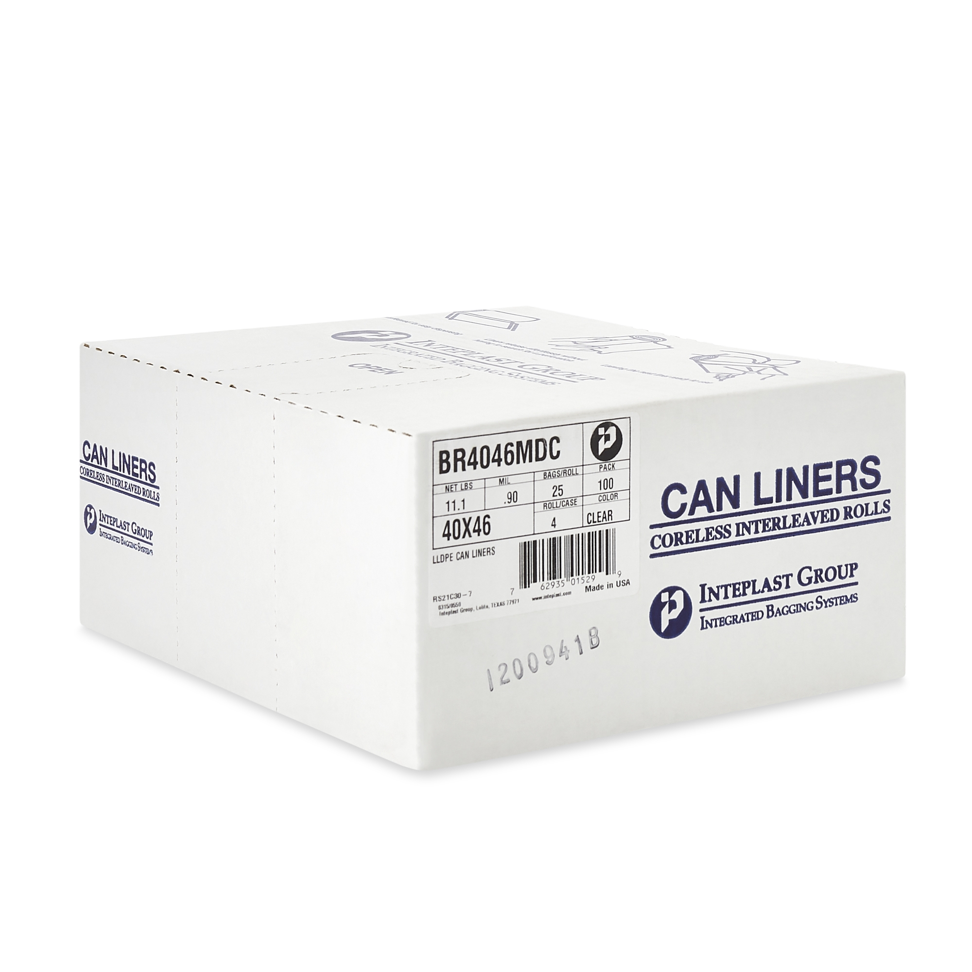 McKesson Extra Heavy Plus Duty Trash Bag, Clear, 45 gal. - Image 3