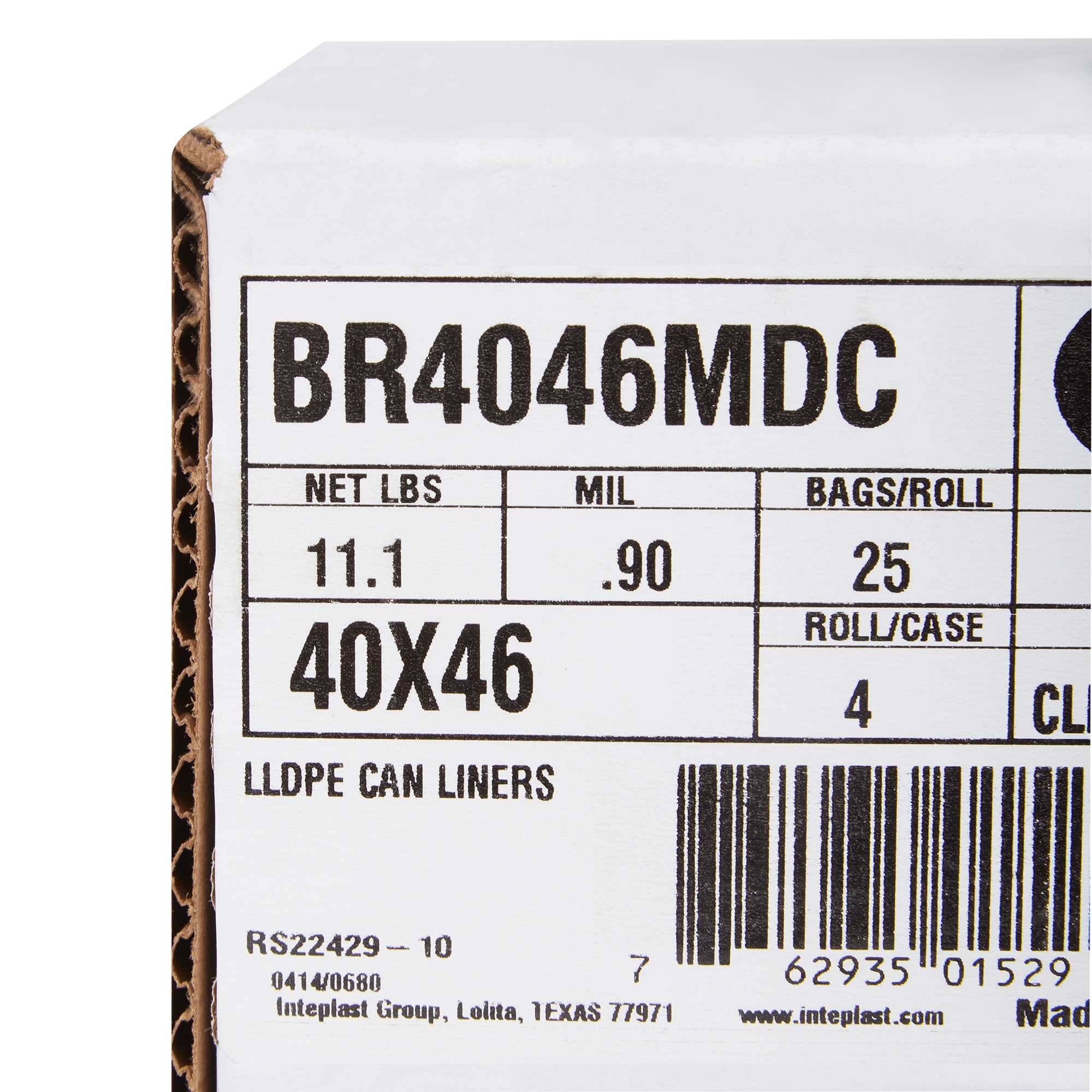 McKesson Extra Heavy Plus Duty Trash Bag, Clear, 45 gal. - Image 4