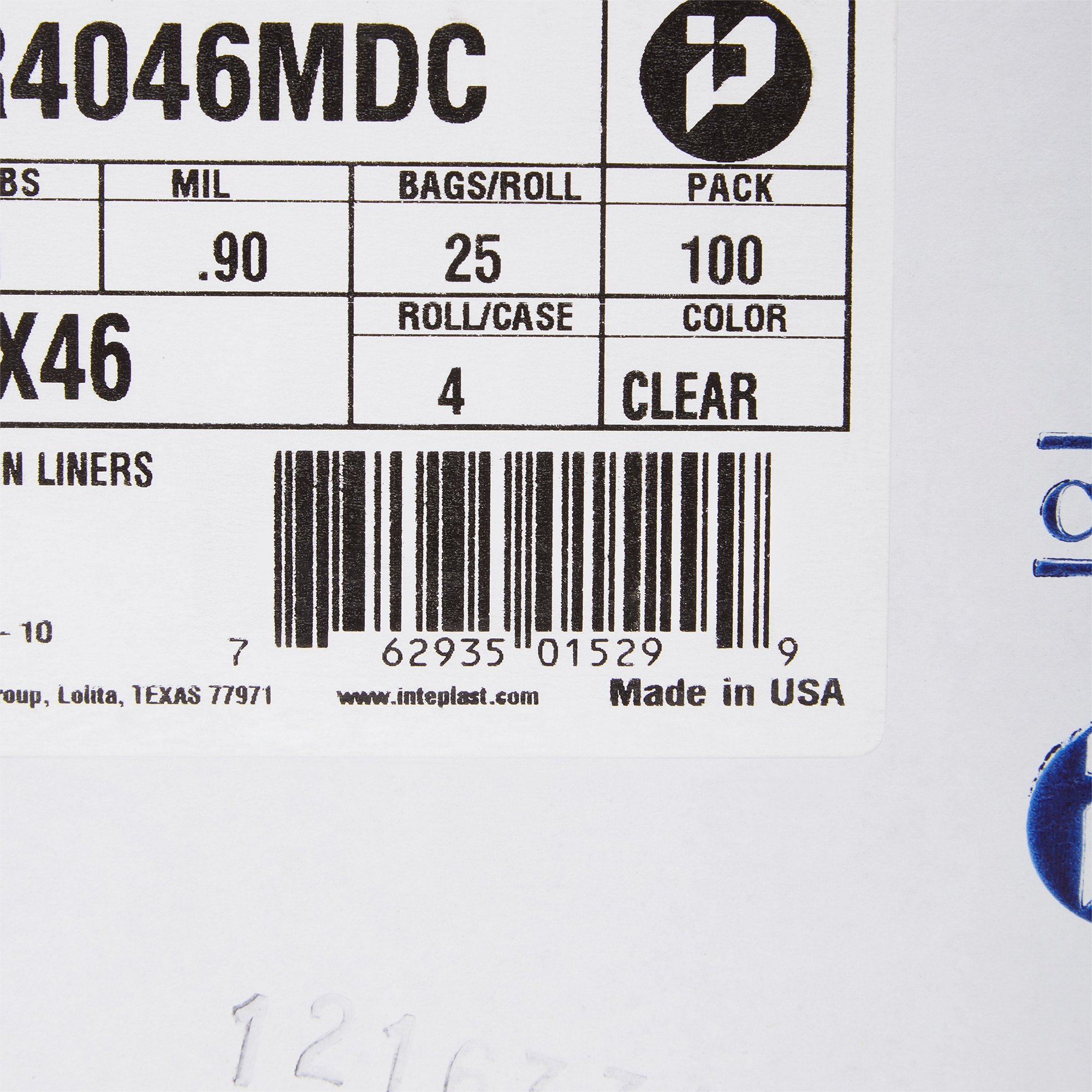 McKesson Extra Heavy Plus Duty Trash Bag, Clear, 45 gal. - Image 5