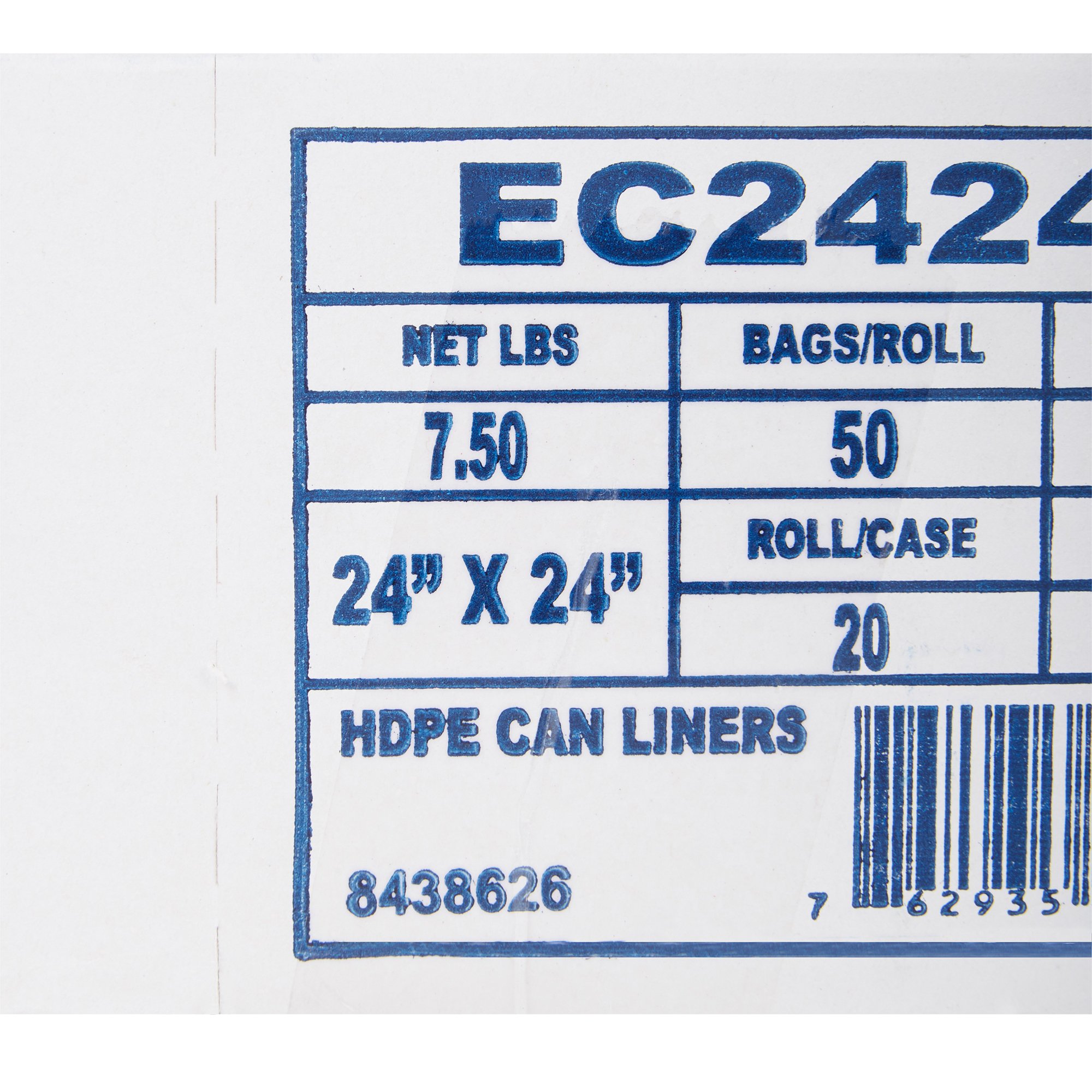 McKesson Light Duty Clear Trash Bag, 10 gal, 5 Mic Gauge - Image 4