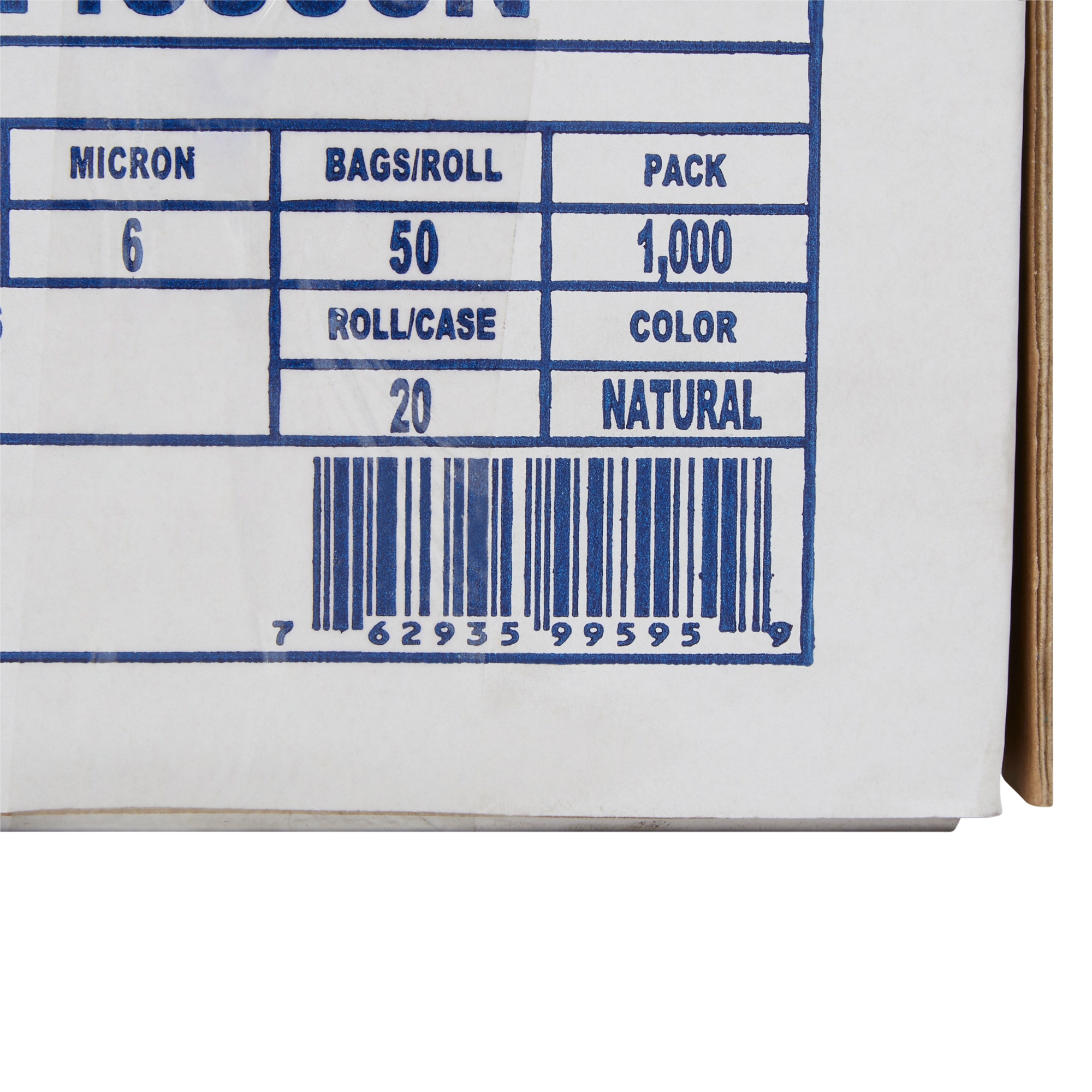 McKesson Light Duty Clear Trash Bag, 15 gal, 6 Mic Gauge - Image 4